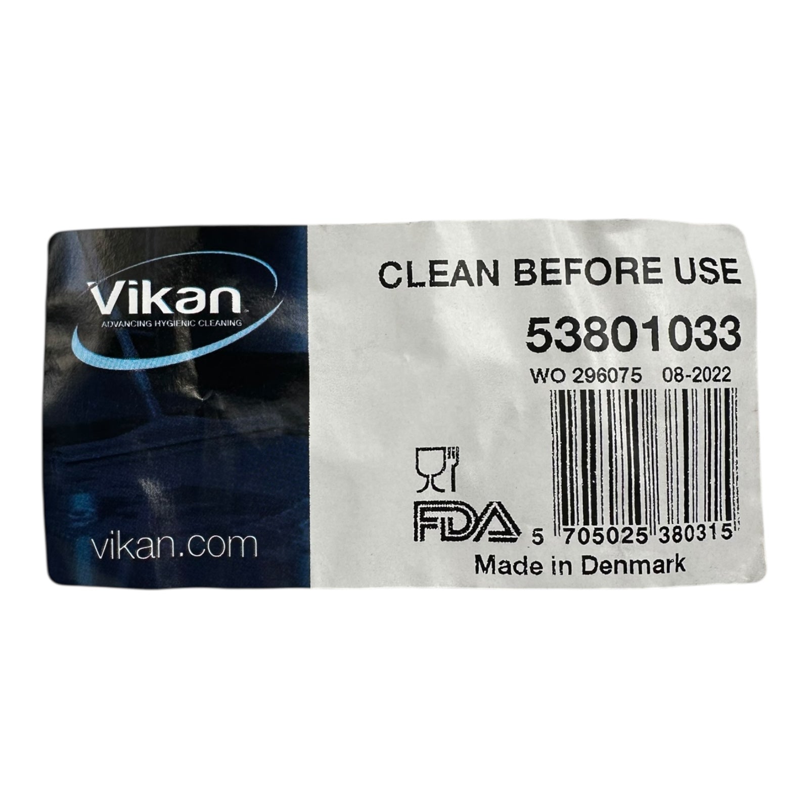 Vikan 53801033 Rohrbürste Ø80mm FDA Hygienebürste Blau