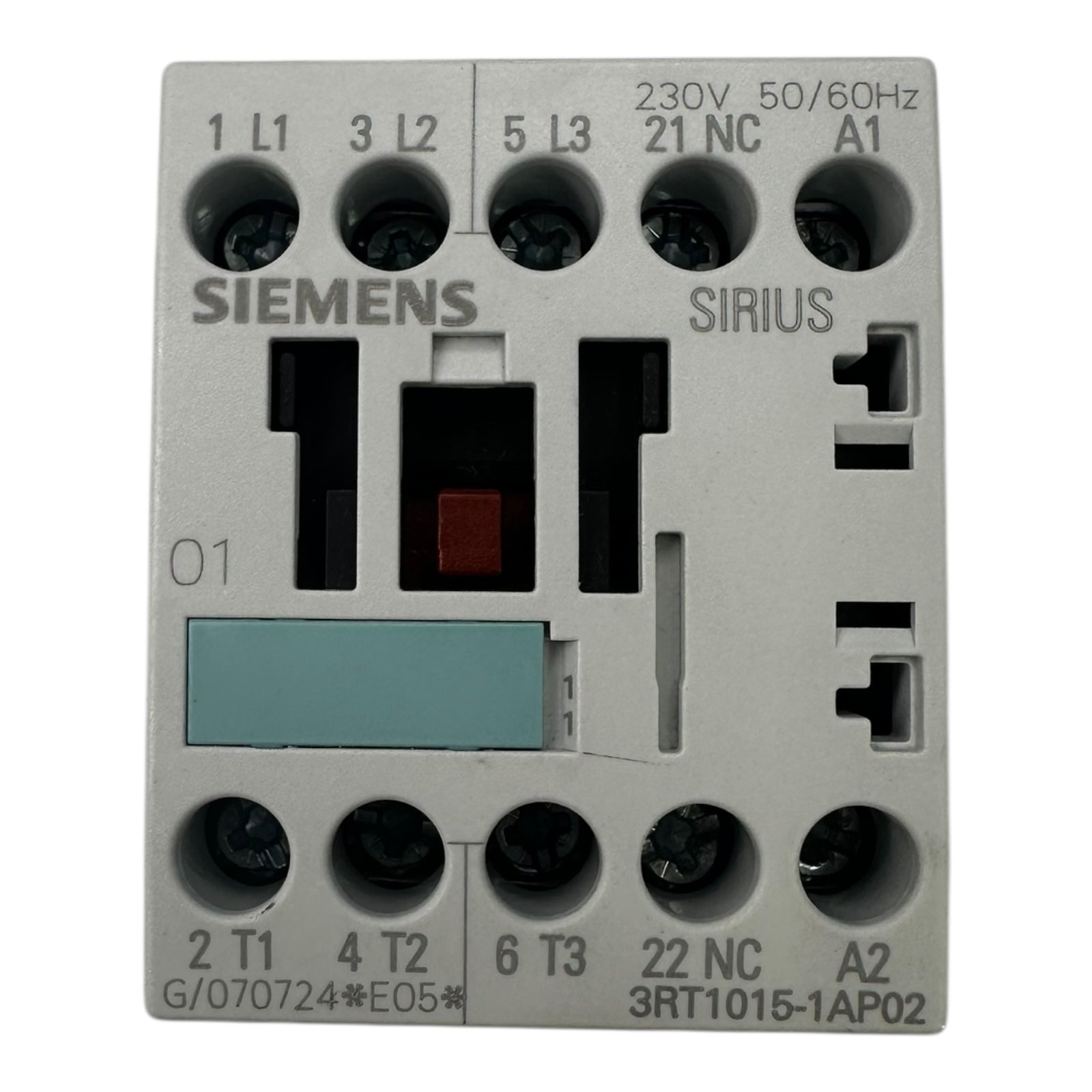 5x Siemens 3RT1015-1AP02 Schütz 230V Schaltkontakt Relais SIRIUS