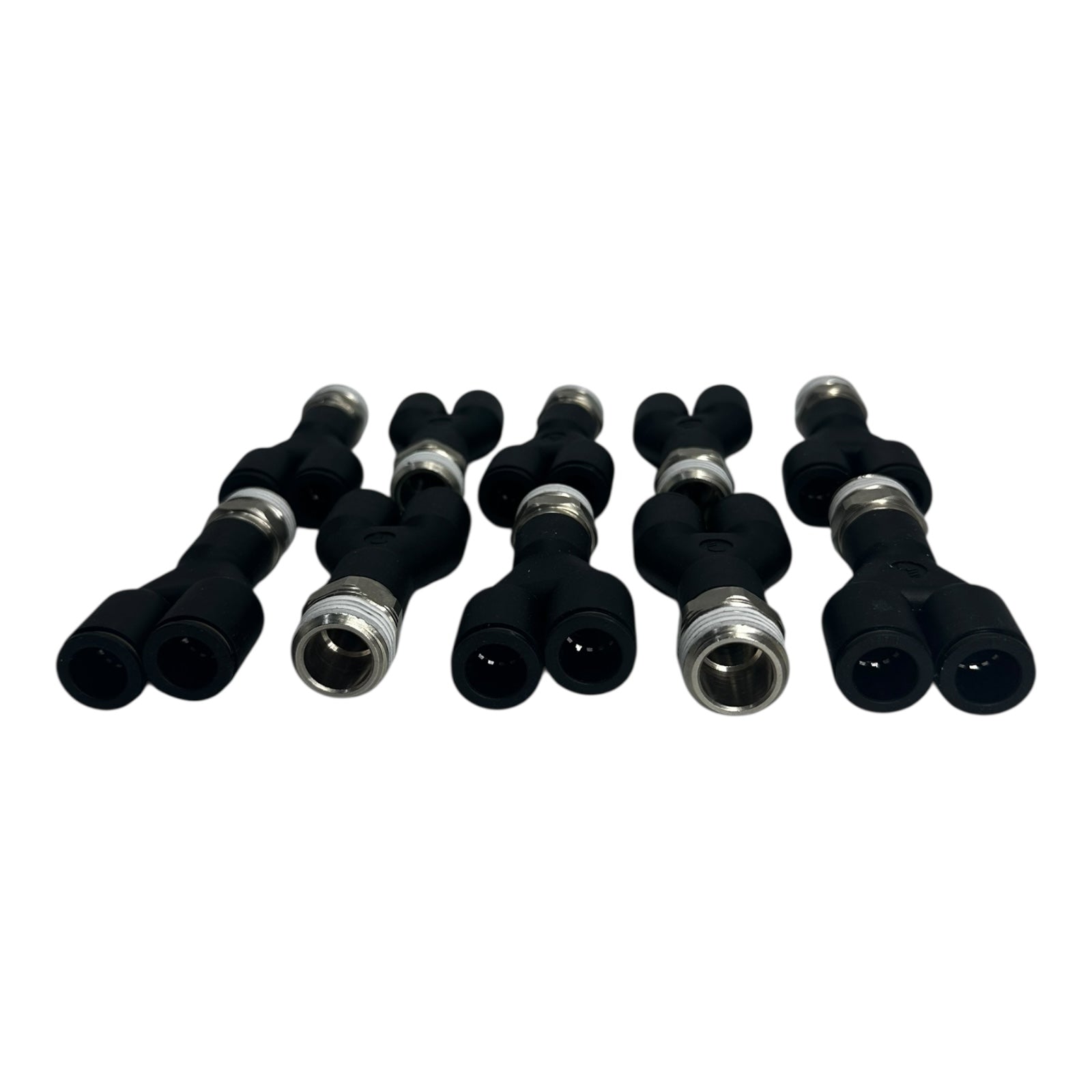 10x Parker Legris LF3000 31481221 Einschraub-Y-Stecker 12mm R1/2 Pneumatik