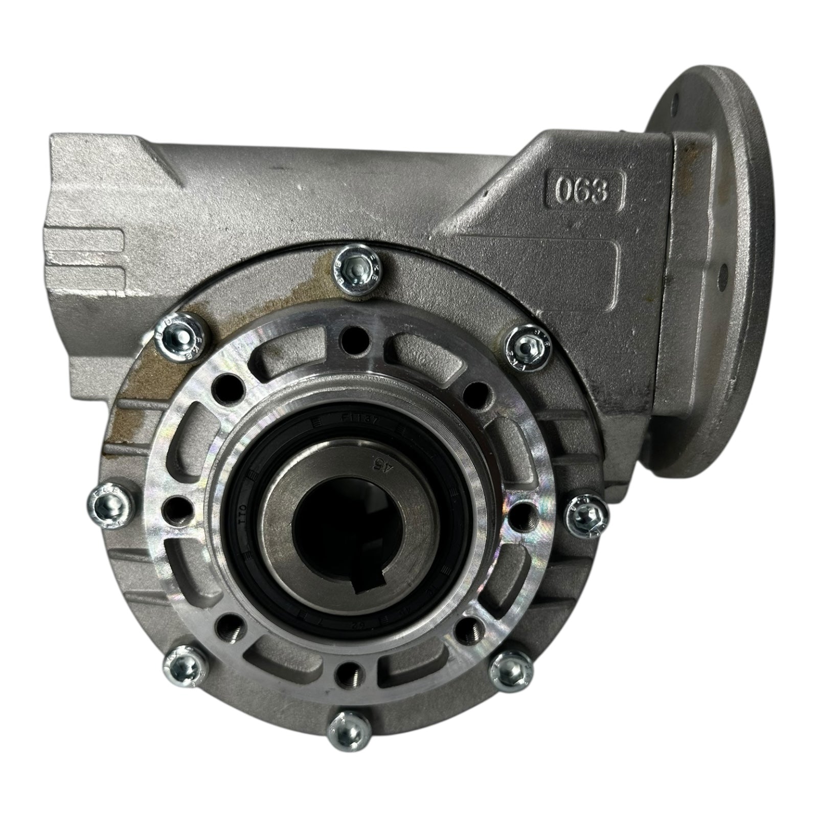 ALMO B063FB08C0-MB3 Schneckengetriebe B3 Flansch i:45