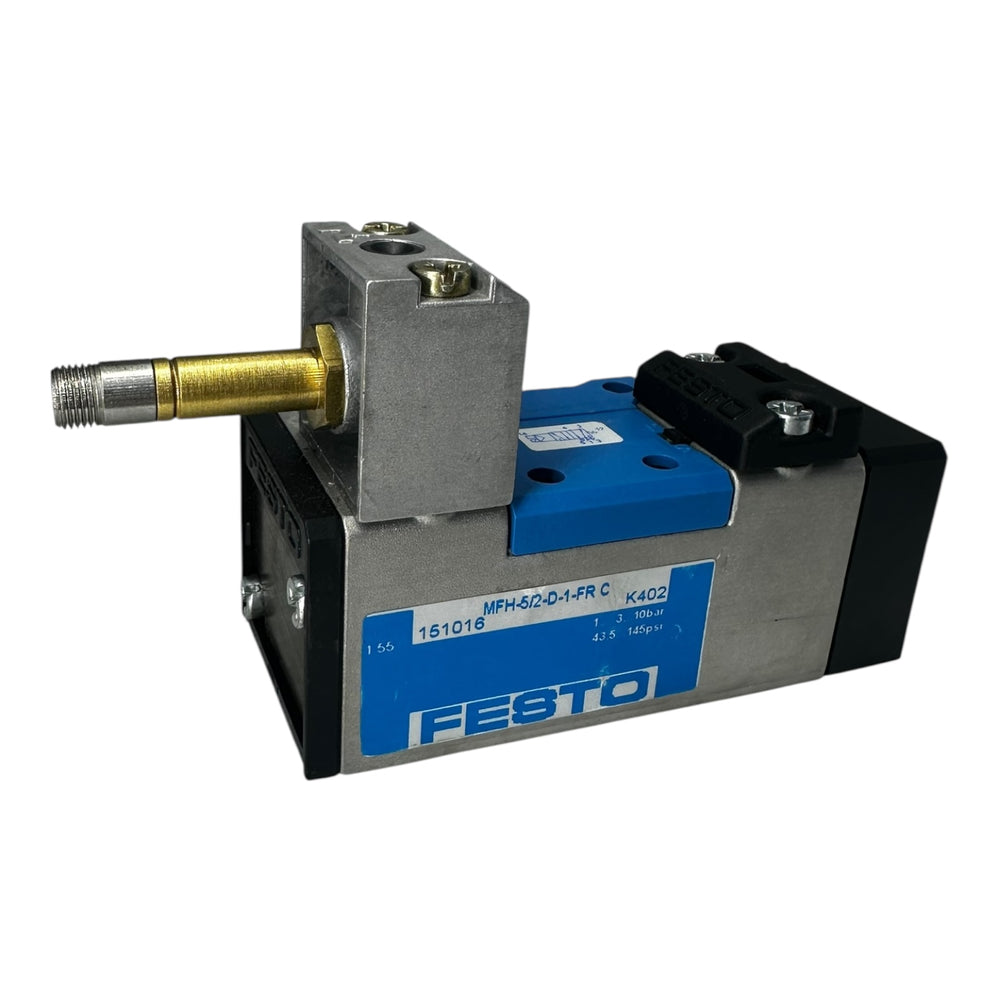 Festo MFH-5/2-D-1-FR-C Magnetventil 5/2 Wege 3–10bar Pneumatikventil 151016