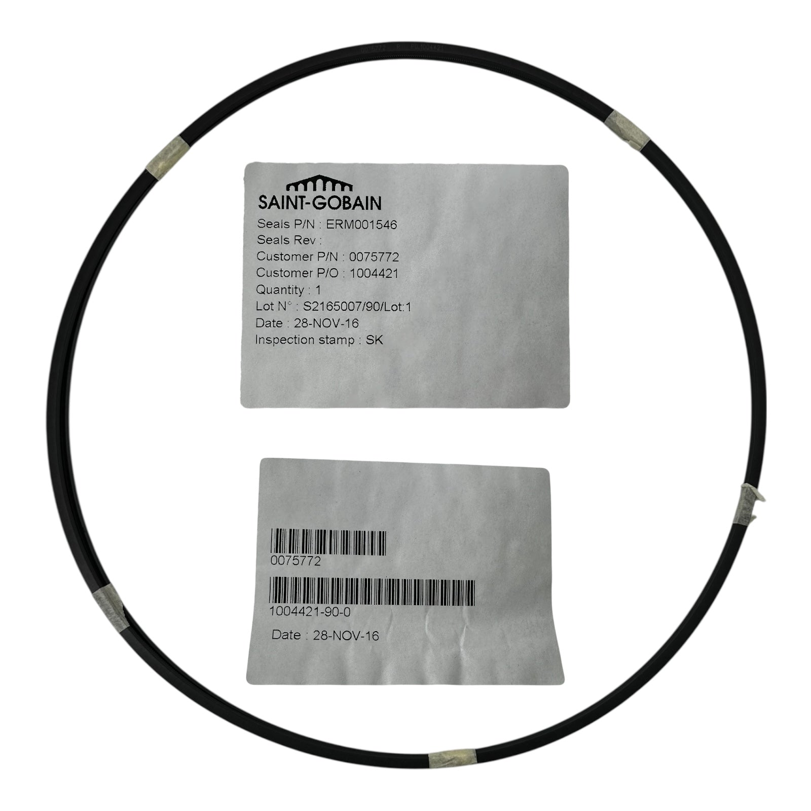 Saint-Gobain Dichtung ERM001546 Runddichtung O-Ring Industrie schwarz