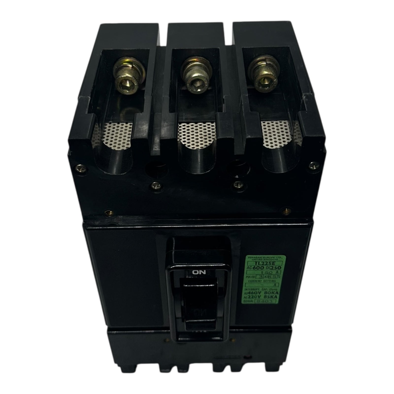 Terasaki TL225E Leistungsschalter 150A 3-polig 600V AC 250V DC 85kA