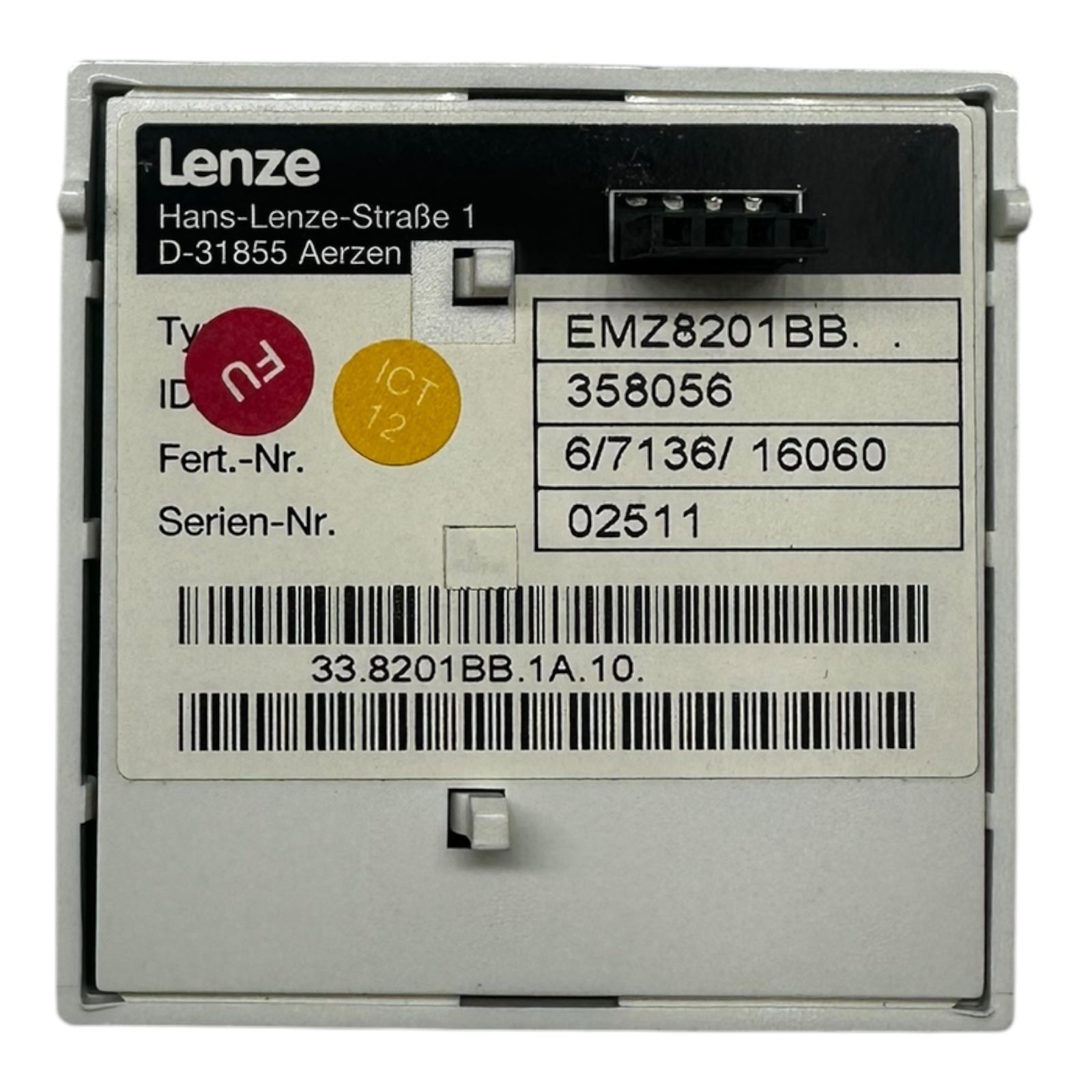 Lenze EVF8203-E Frequenzumrichter 1,5kW 3x230V mit Bedienmodul EMZ8201BB