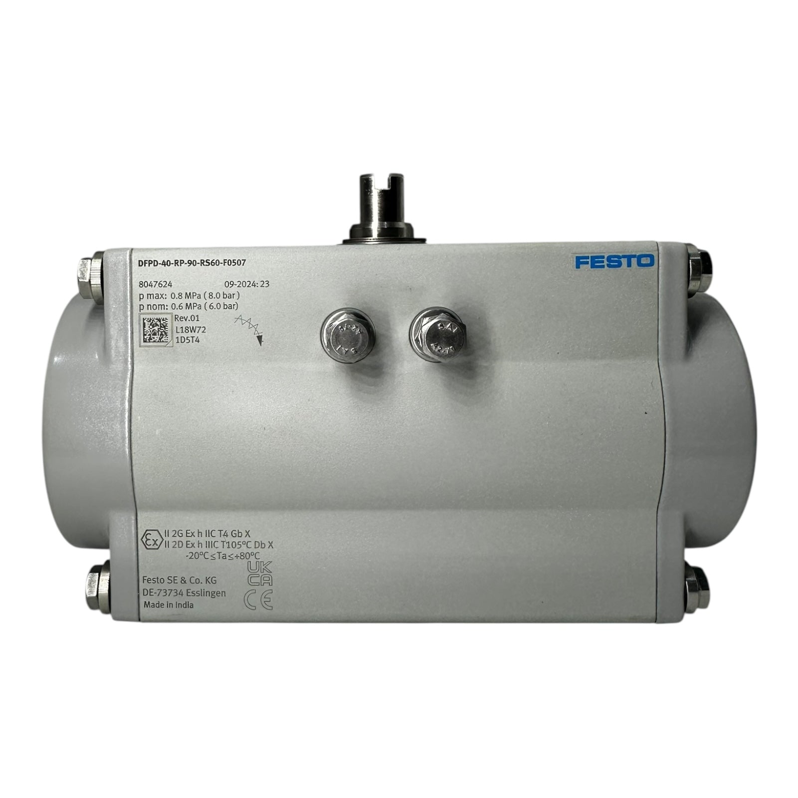 Festo DFPD-40-RP-90-RS60-F0507 Schwenkantrieb Pneumatik 8047624 90° 8 bar