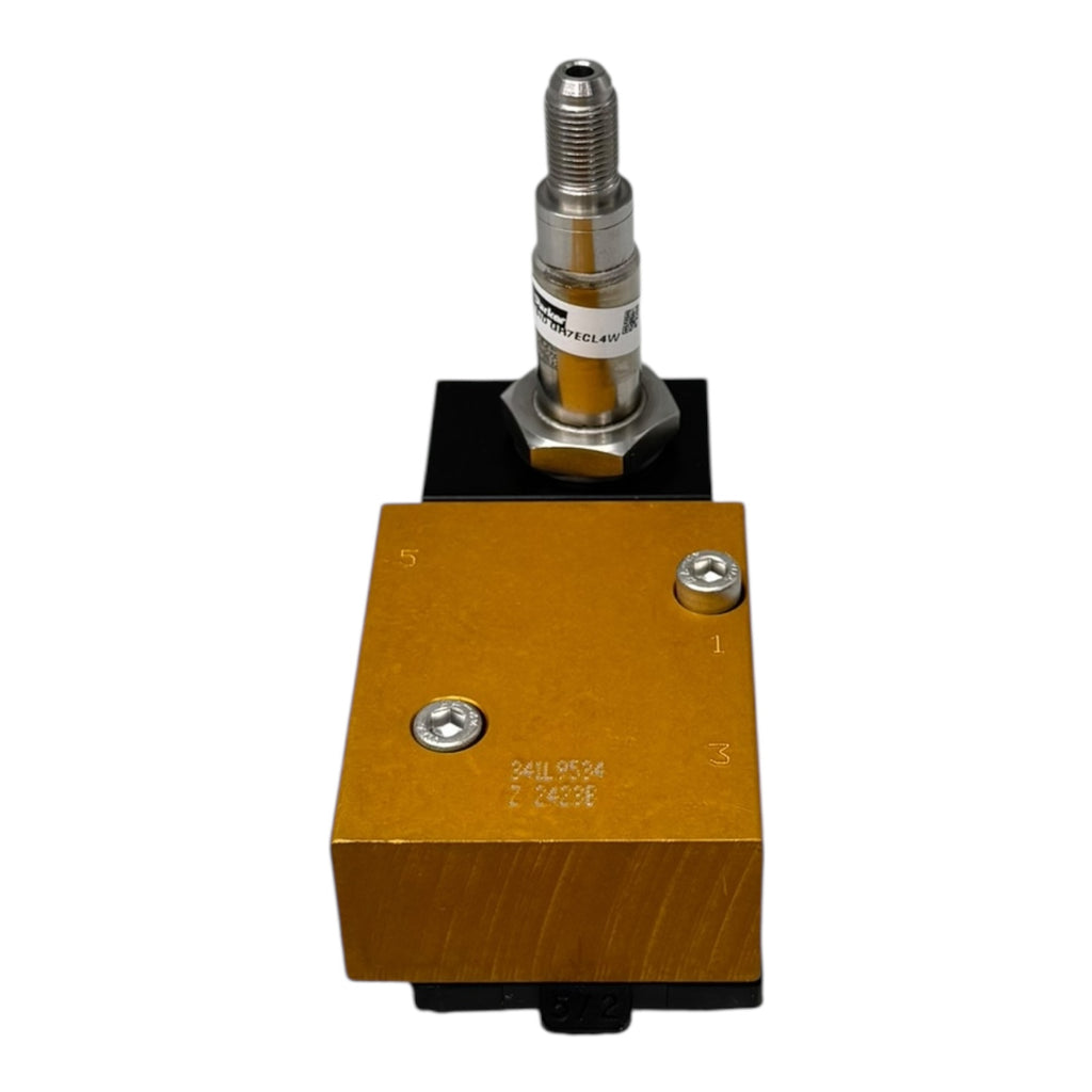 Parker Pneumatikventil 341L9534 5/2-Wege Magnetventil G1/4 Messingblock
