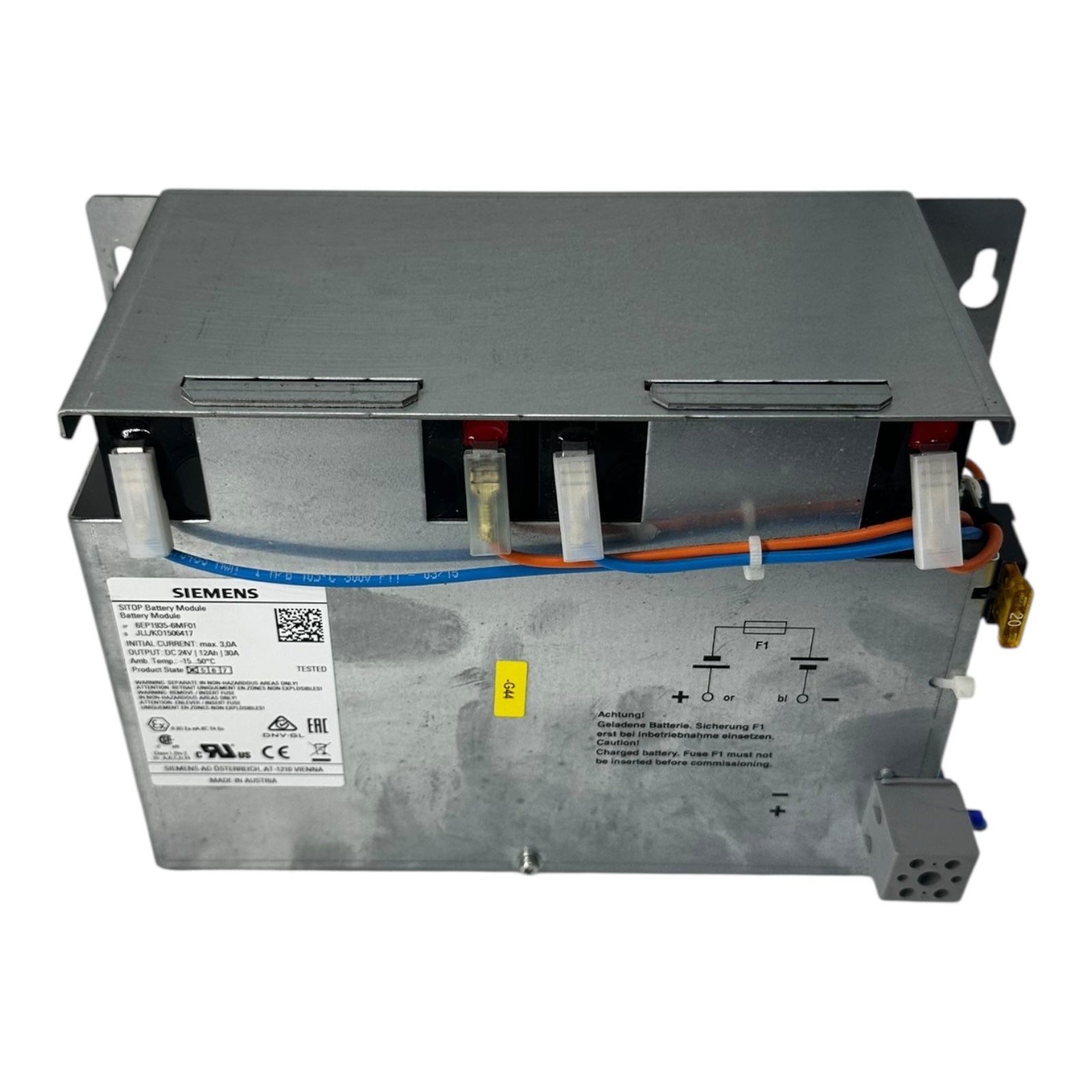 Siemens SITOP 6EP1935-6MF01 Battery Module 24V 12Ah 30A DC USV Pufferakku