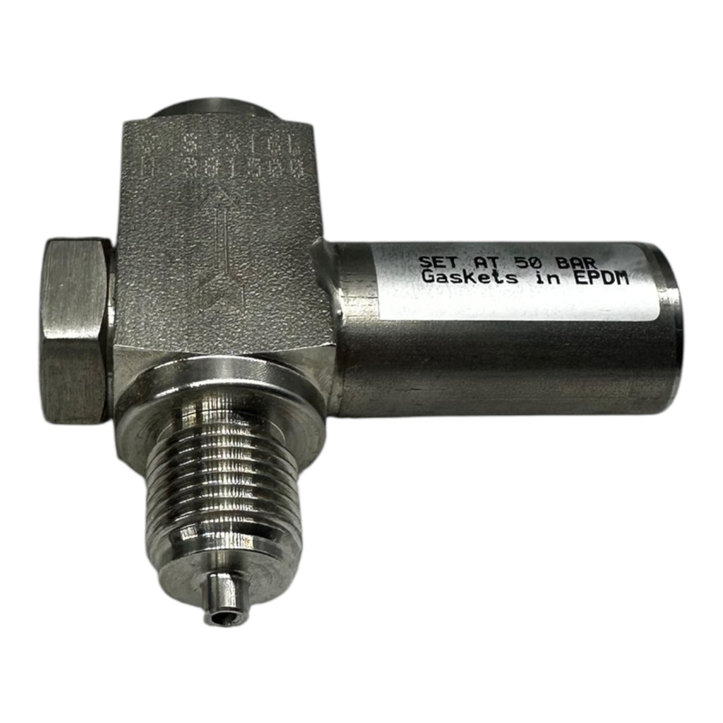 Sicherheitsventil Edelstahl 316L Überdruckventil 50 bar EPDM Dichtung G1/4