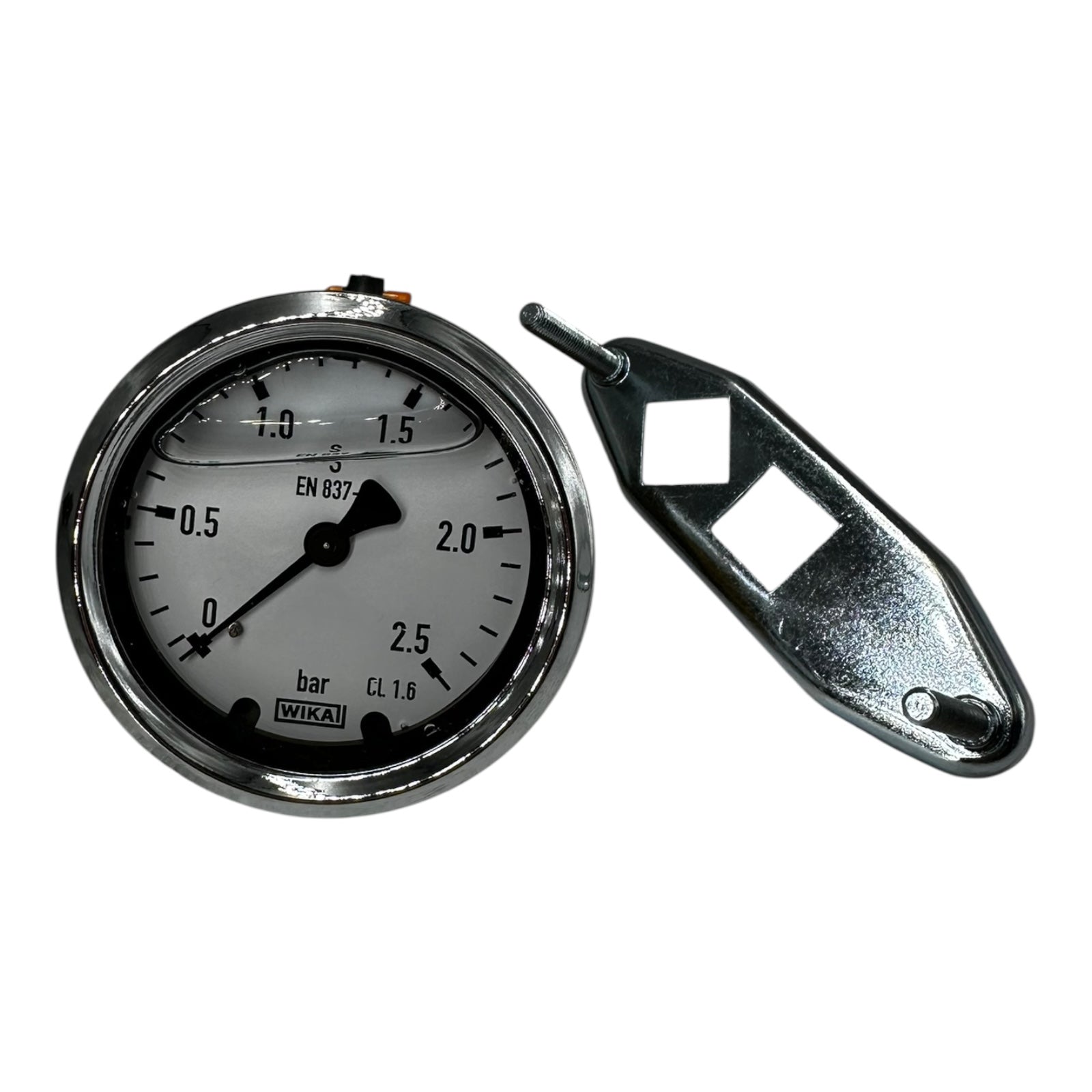 WIKA Manometer 213.40.063 0-2,5 bar G1/4B Anschluss CL1.6 Industrie EN 837