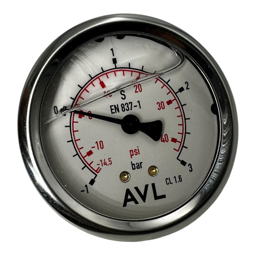 AVL Manometer 213.53.063 -1/+3 bar Vakuum Druckmesser EN837-1 Ø63mm neu