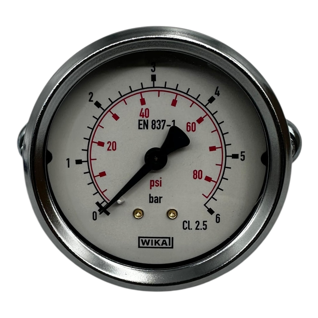 WIKA Manometer 111.12.063 63mm 0-6 bar 0-87 psi G1/4B Radial Anschluss Neu