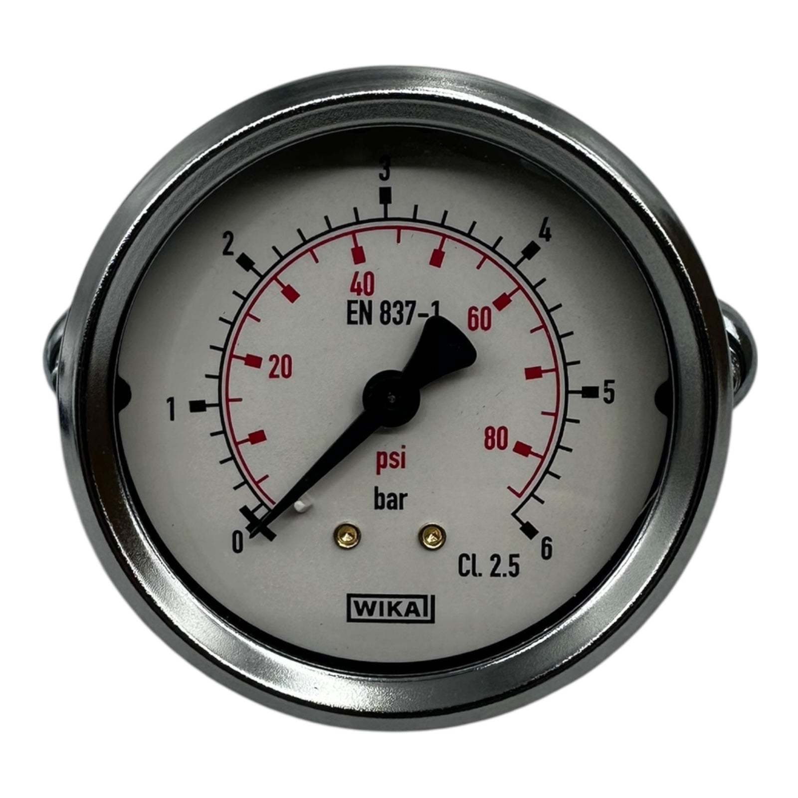 WIKA Manometer 111.12.063 63mm 0-6 bar 0-87 psi G1/4B Radial Anschluss Neu