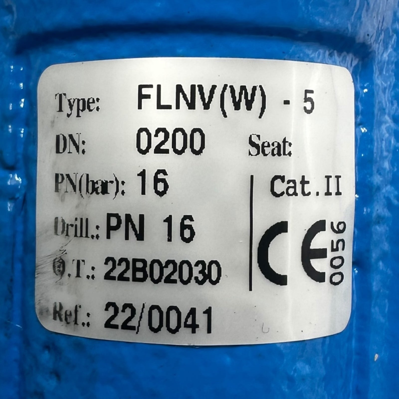 Sigeval FLNV(W)-5 Zwischenflanschklappe DN200 PN16 VITON CF8M Edelstahlventil