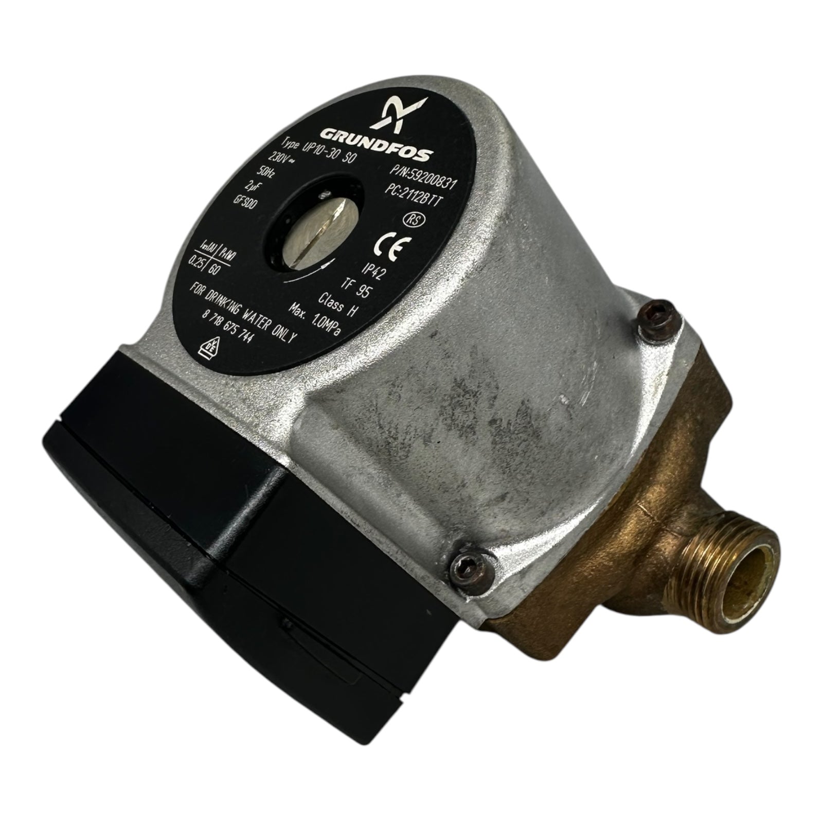 Grundfos UP10-30 SO Zirkulationspumpe 59200831 230V 60W Trinkwasserpumpe