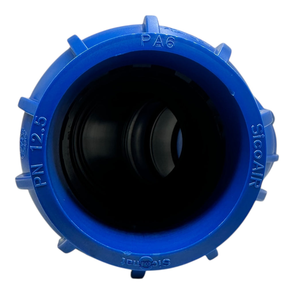 Sicomat R245.063.063 45° Winkelverschraubung D63 SicoAIR SR Serie PN12.5 PA6