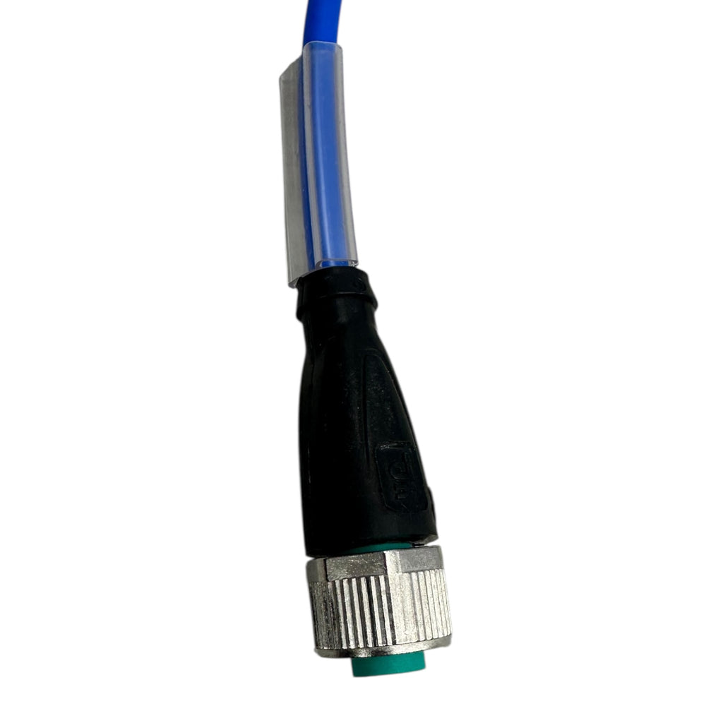 2x Pepperl+Fuchs V1-G-N4-5M-PUR Anschlusskabel M12 Sensorleitung 5m blau neu