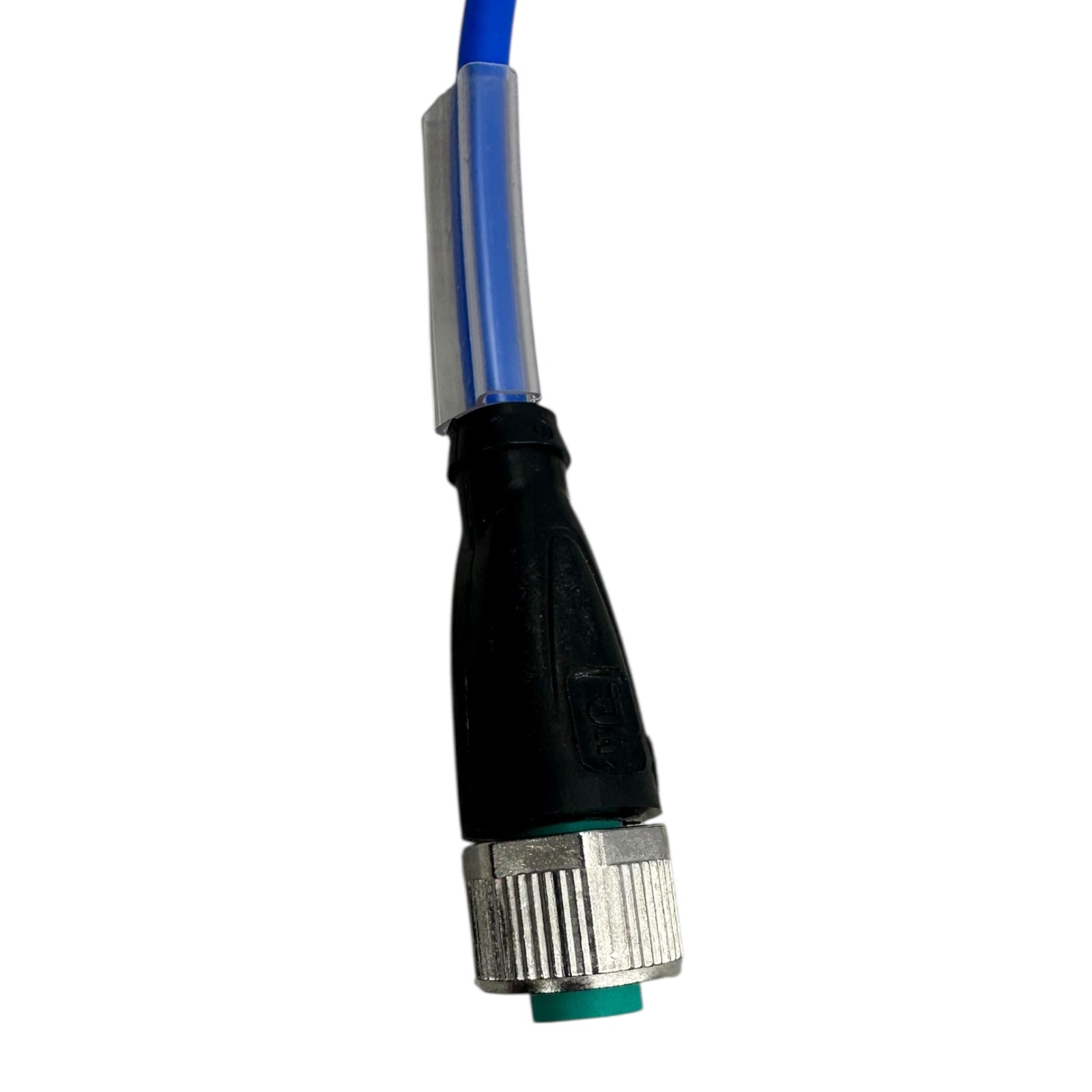 2x Pepperl+Fuchs V1-G-N4-5M-PUR Anschlusskabel M12 Sensorleitung 5m blau neu