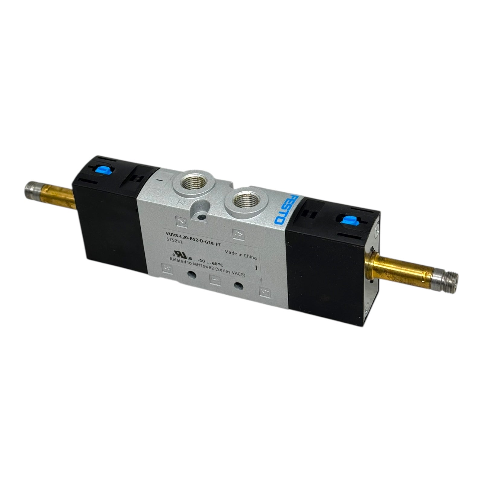 Festo VUVS-L20-B52-D-G18-F7 Magnetventil 5/2-Wege 24 V DC G1/8 Pneumatikventil