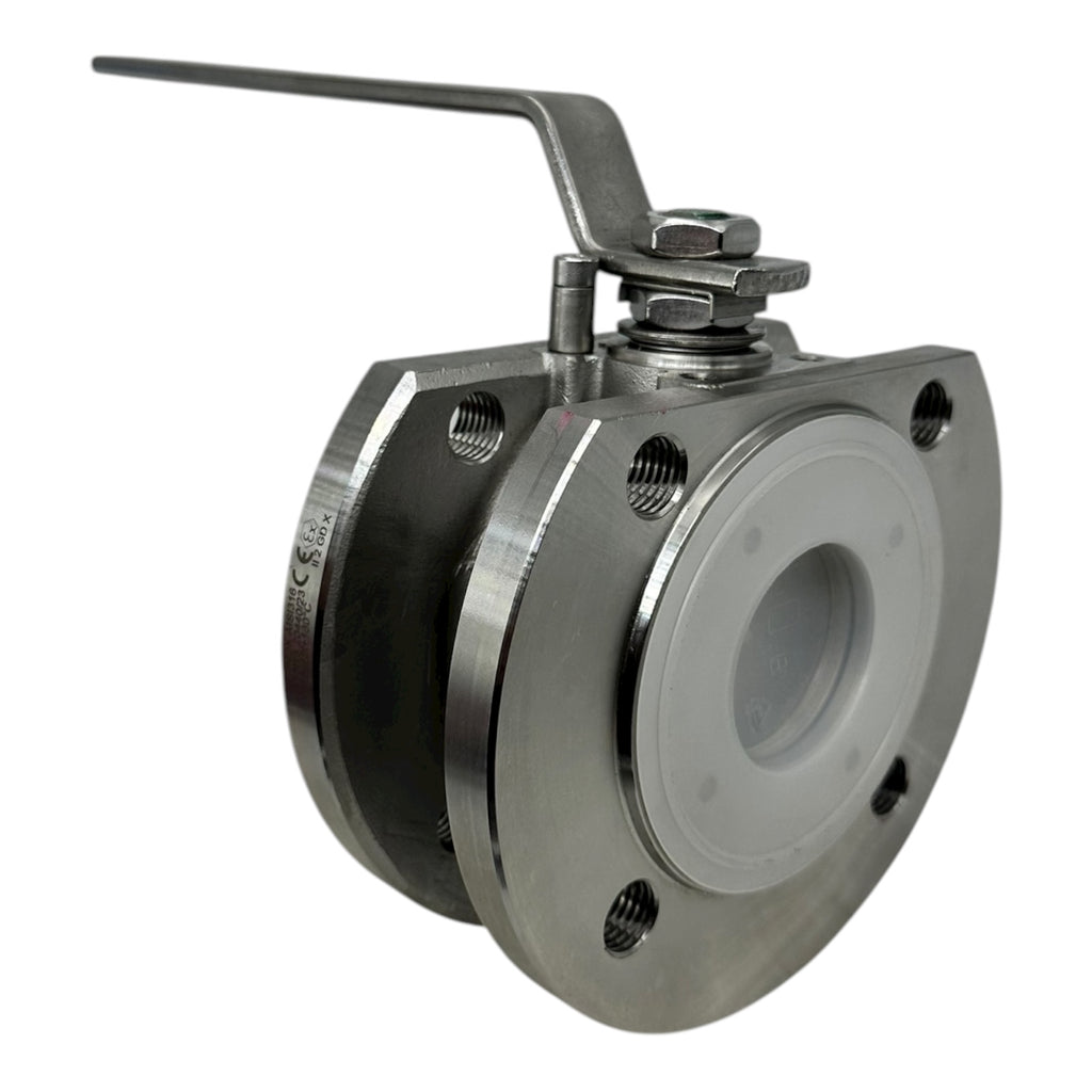 Binox AISI316 Kugelhahn DN50 PN16 CF8M ATEX II2GDX Edelstahl W1.4408 Ventil
