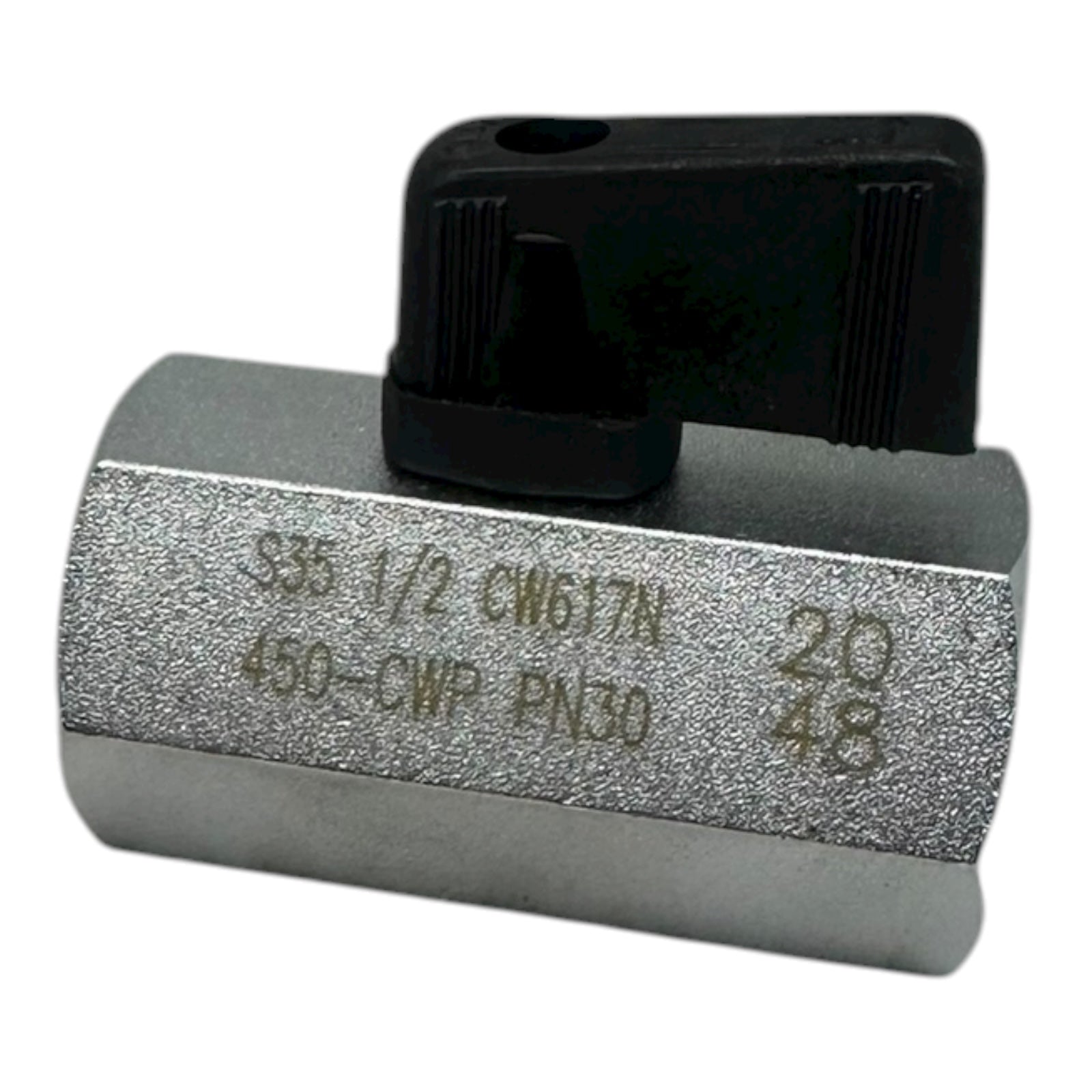 21x Rub Mini-Kugelhahn Typ 3500 DN13 PN30 G1/2” CW617N Messing vernickelt