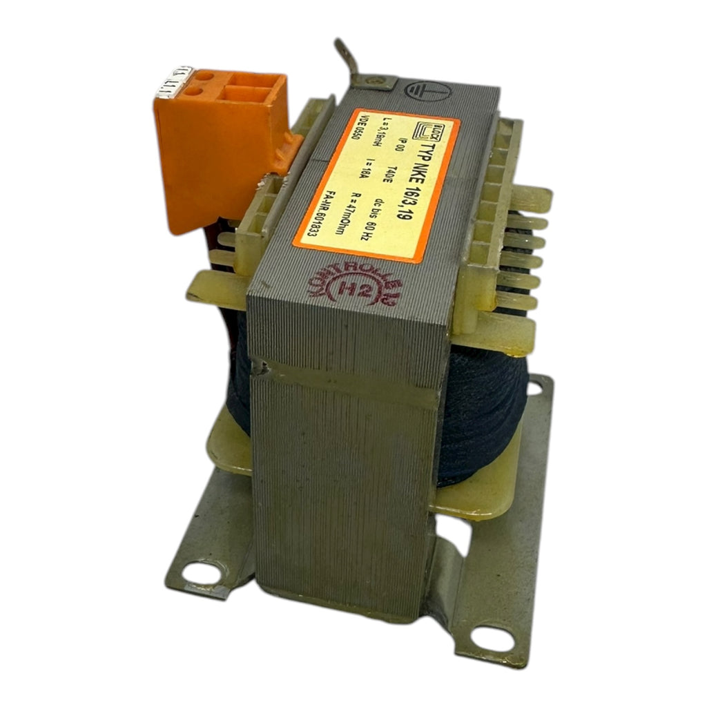 BLOCK NKE 16/3,19 Drosselspule 3,19 mH 16A 47 mΩ IP00 T40/E Trafo Spule