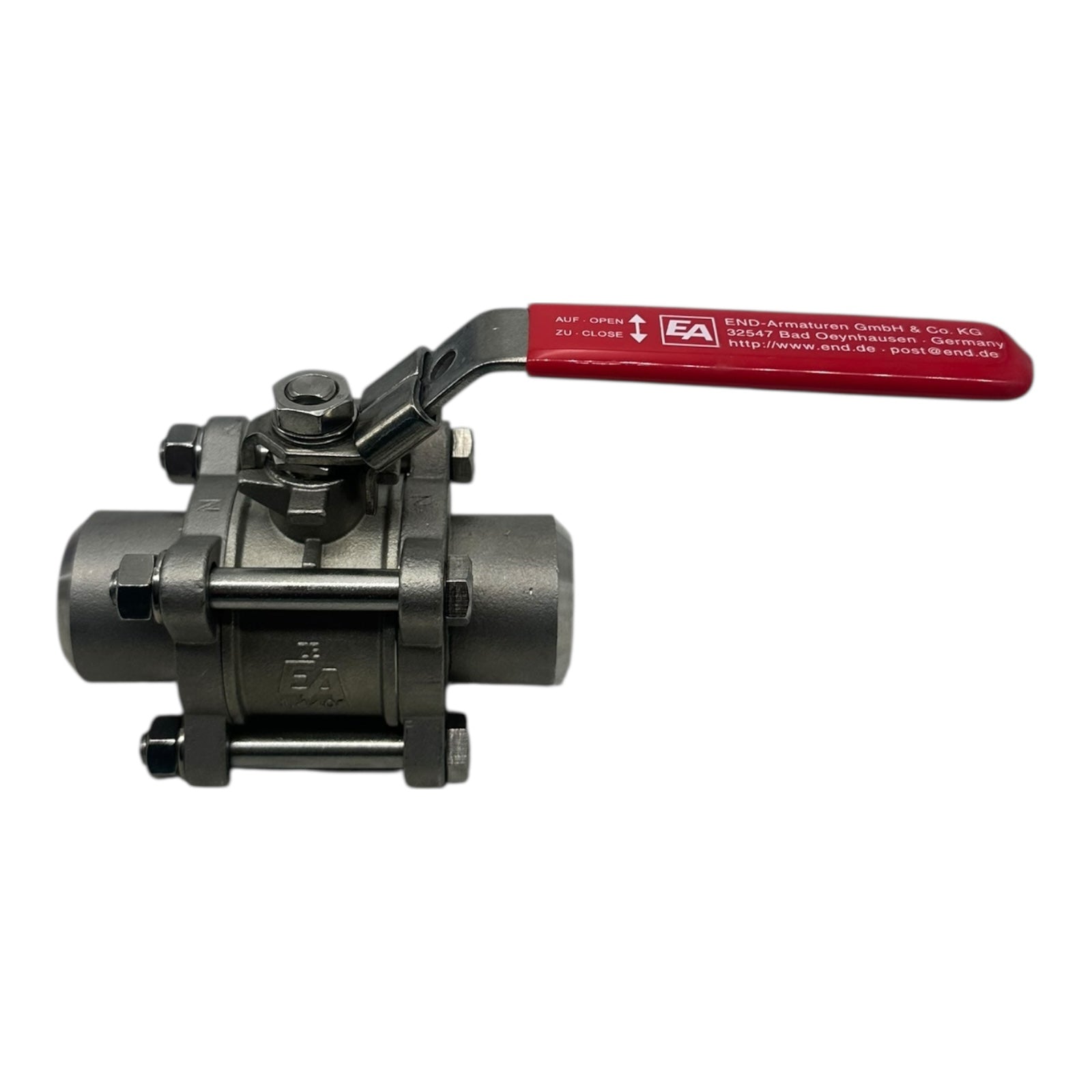END-Armaturen Kugelhahn DN25 PN64 Edelstahl 1” 2-teilig Industrieventil