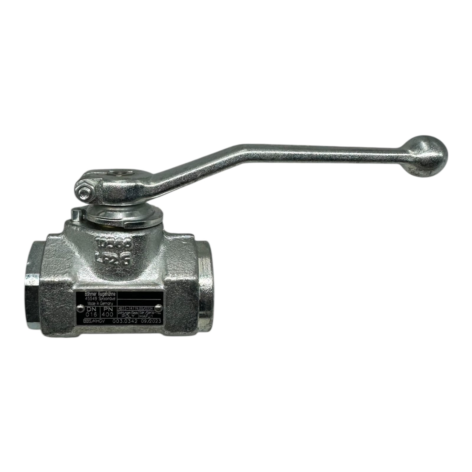 Böhmer Kugelhahn DN16 PN400 BBS/KHGV AB23-74719.00/0004 Hydraulik