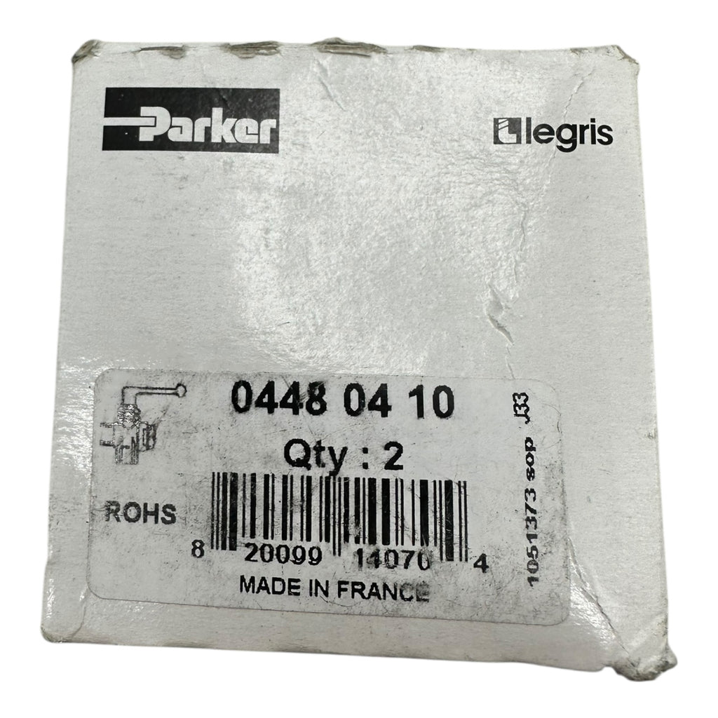2x Parker Legris 0448 04 10 3-Wege Kugelhahn 1/4” Innengewinde ROHS