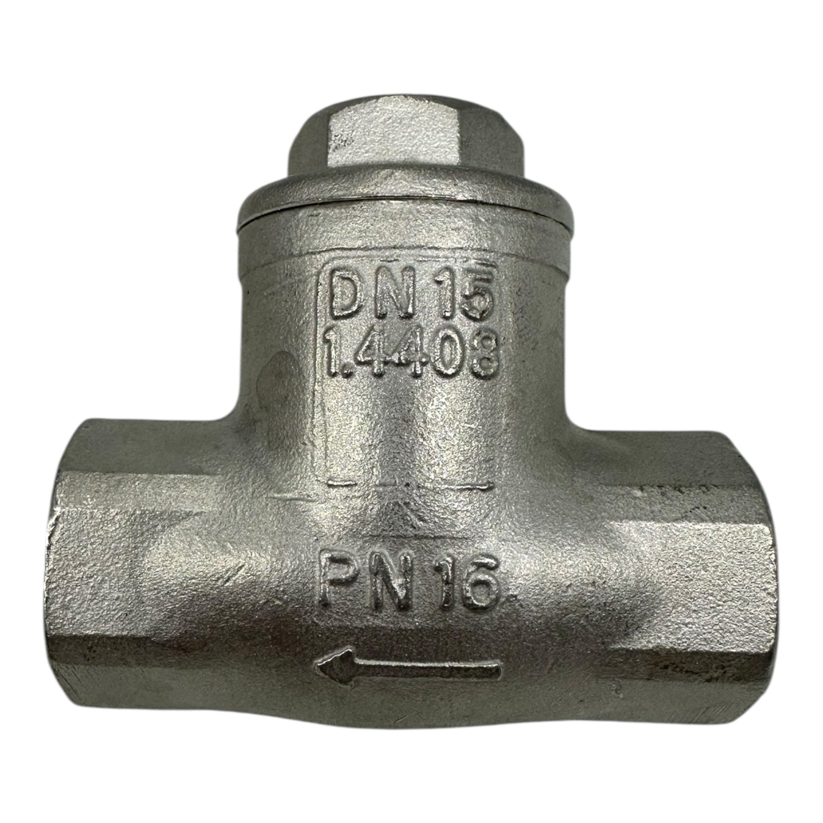 Edelstahl Rückschlagventil DN15 1/2” PN16 1.4408 Rückflussverhinderer Neu