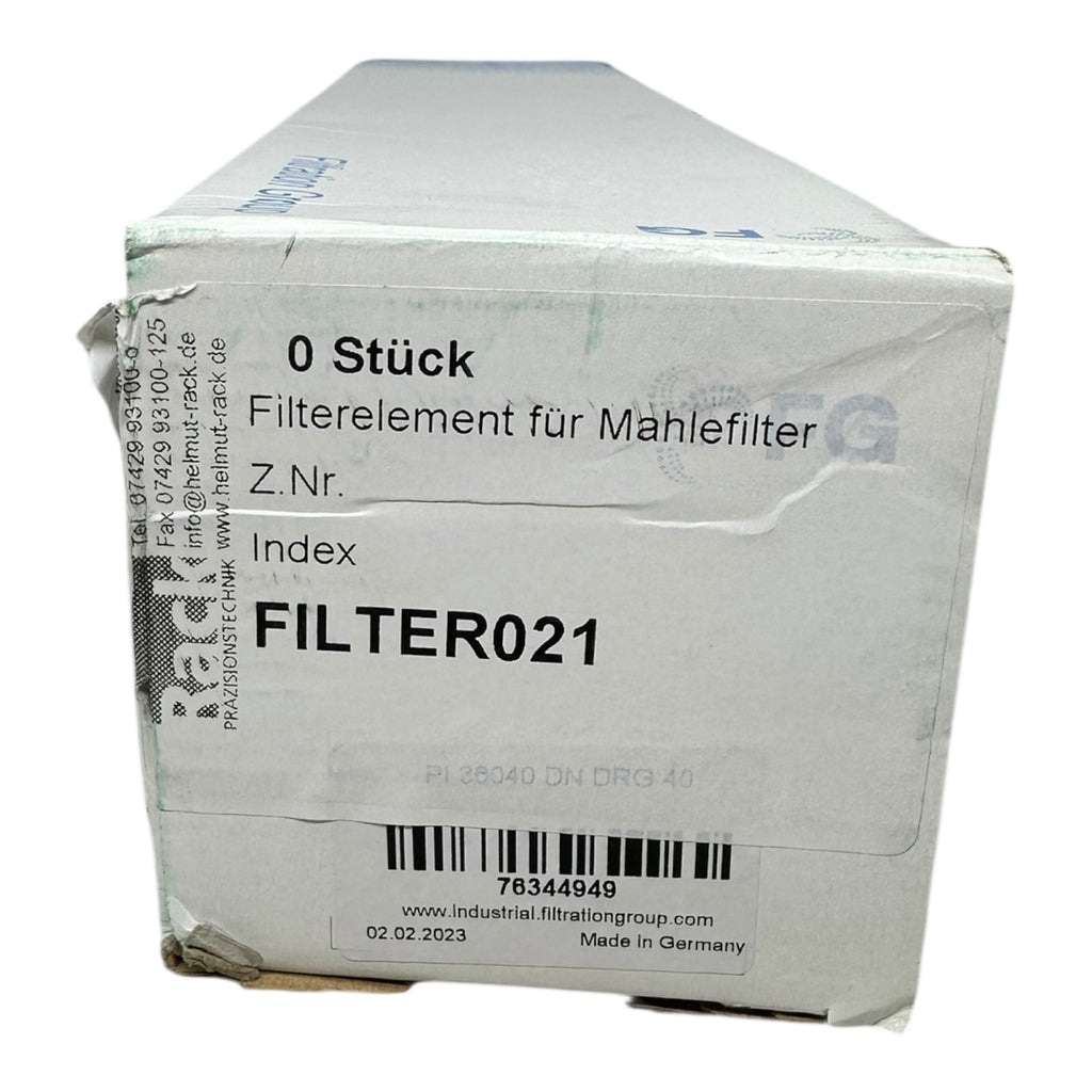 Mahle Filterelement PI 36040 DN DRG 40 Hydraulikfilter FILTER021
