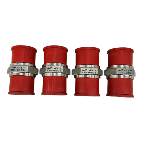 4x Schwer SR-505G12 Doppel-Einschraubstutzen G1/2” Edelstahl 1.4571 PC-208x15