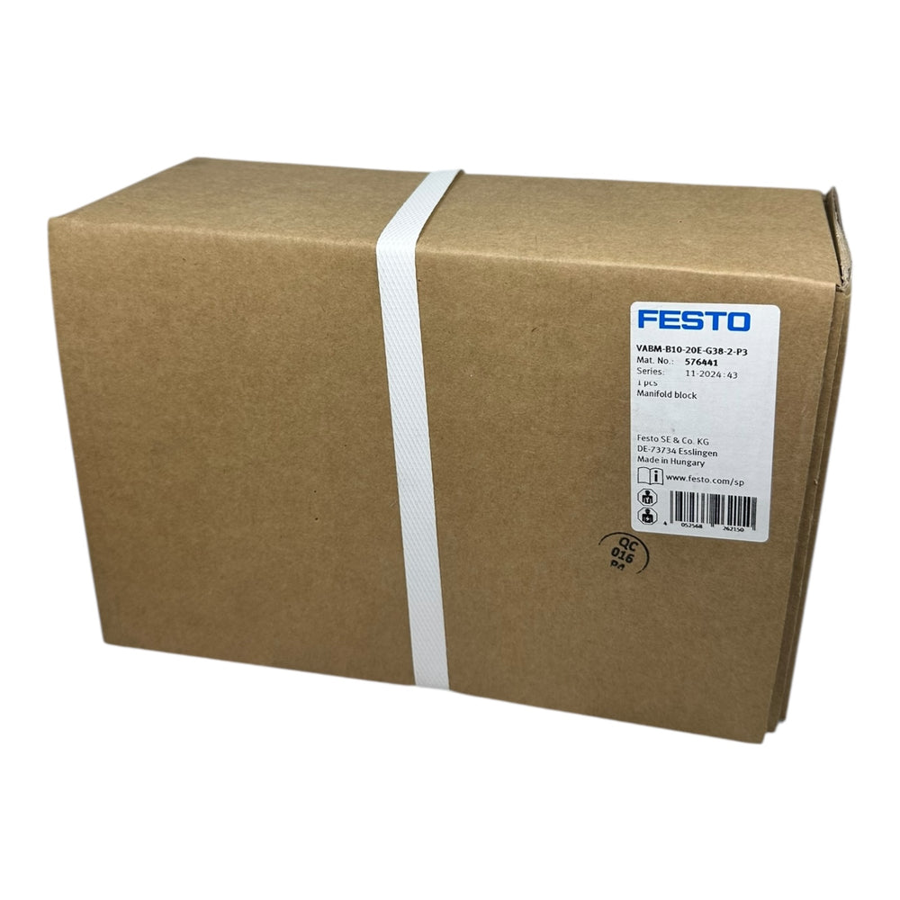 Festo VABM-B10-20E-G38-2-P3 576441 Ventilinsel Manifold Block Kit neu