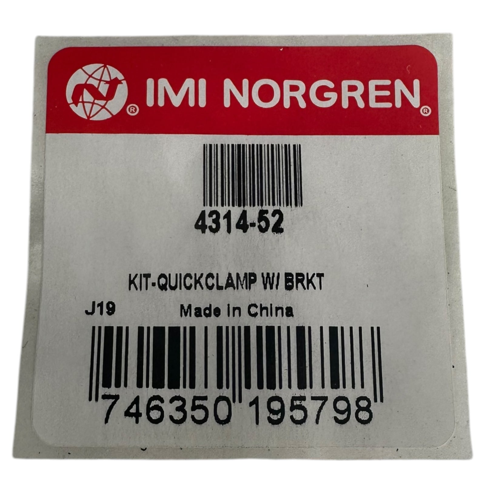 IMI Norgren 4314-52 Quikclamp inkl. Montagefuss