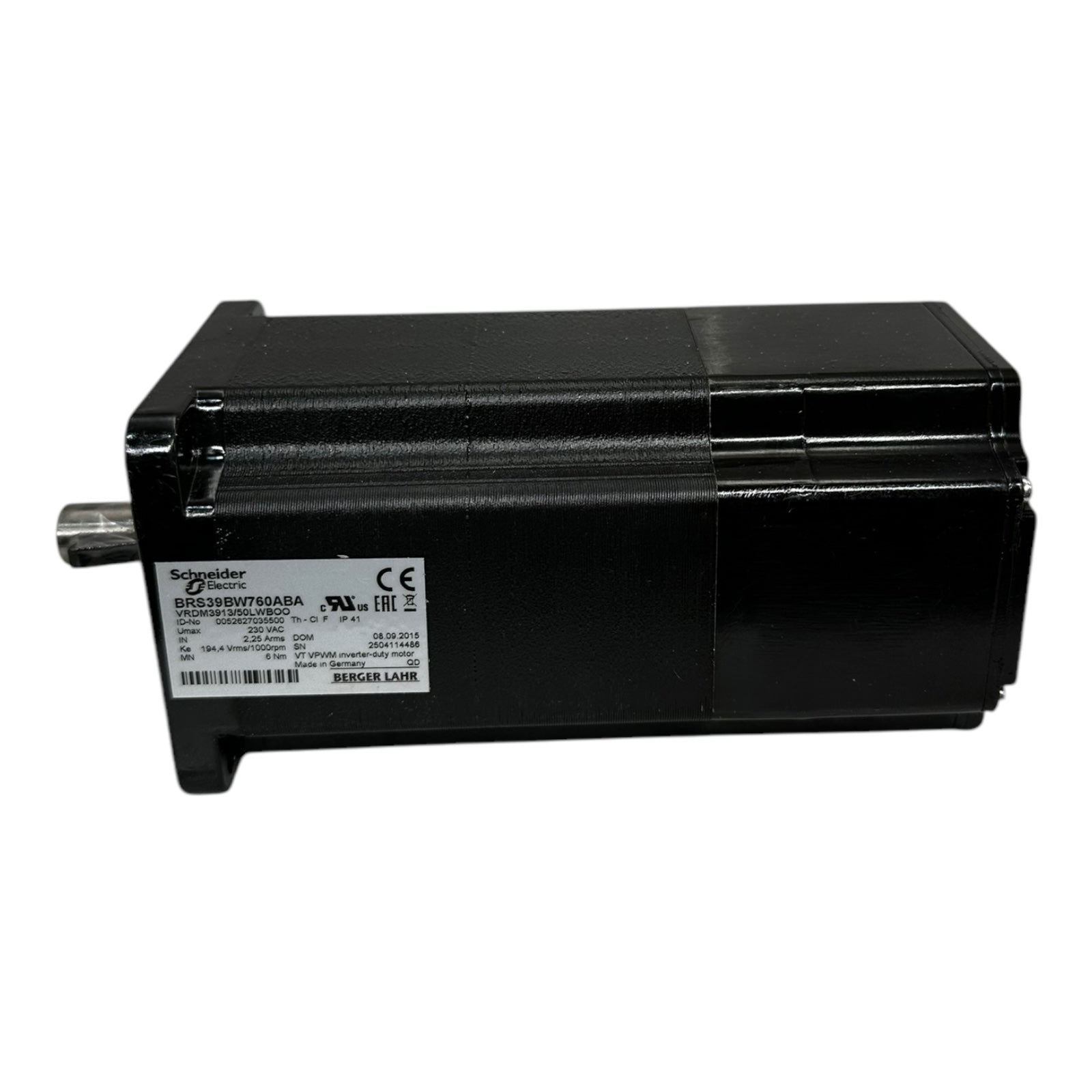 Schneider Electric BRS39BW760ABA 3-Ph.-Schrittmotor 6,78Nm Welle Ø 14mm, L=128mm