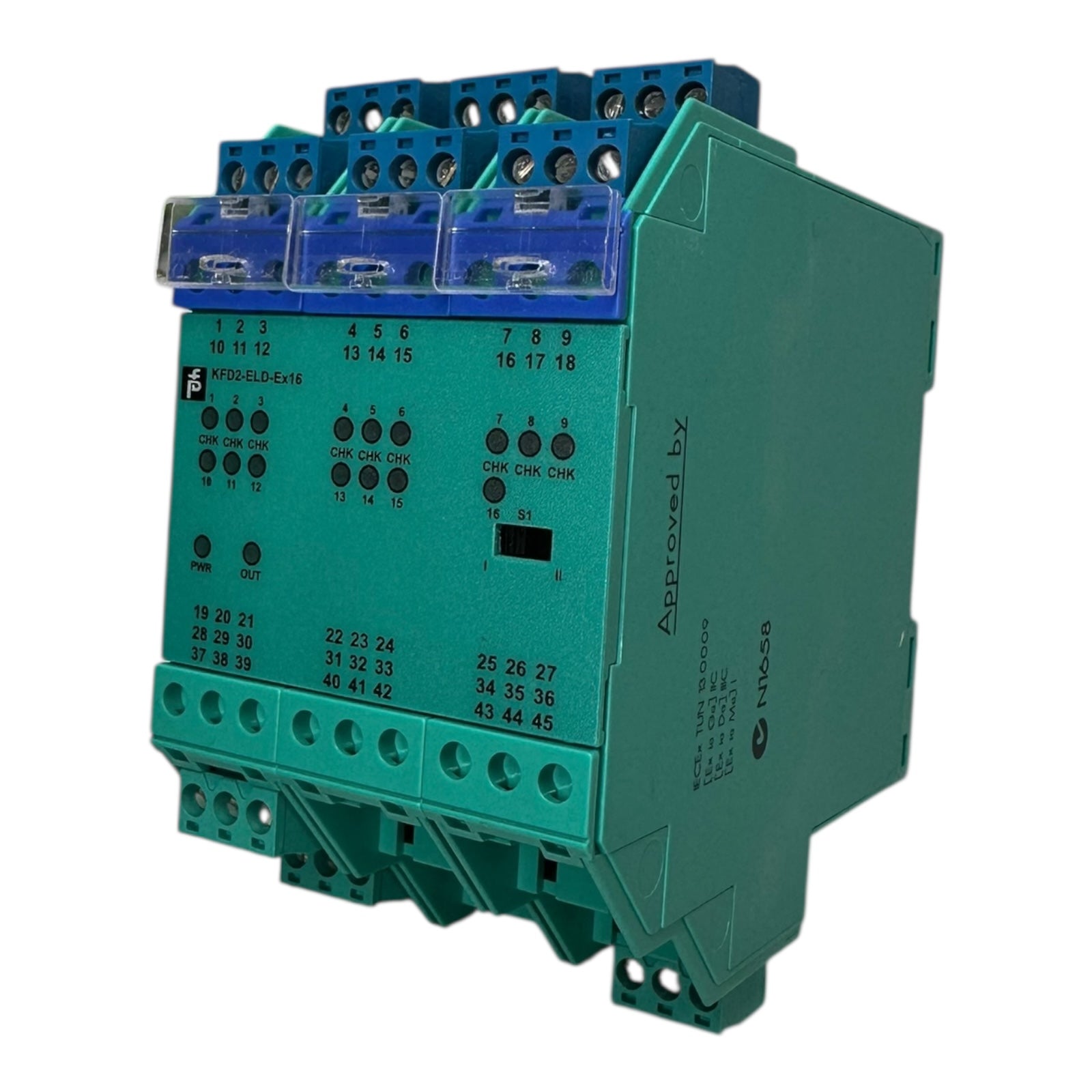 Pepperl+Fuchs KFD2-ELD-Ex16 Erdschlussüberwachung 24V DC 16 Kanäle