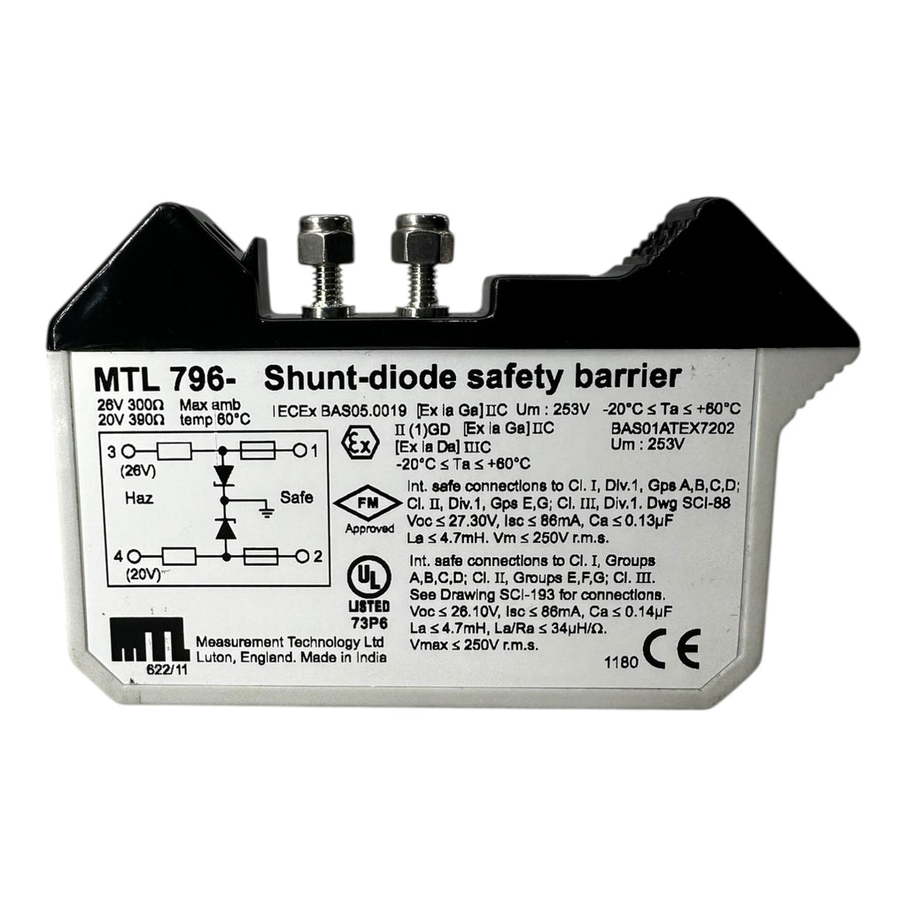 EATON MTL796 Shunt-Diode Safety Barrier Ex-Schutz Trennbarriere MTL 26V 300Ω