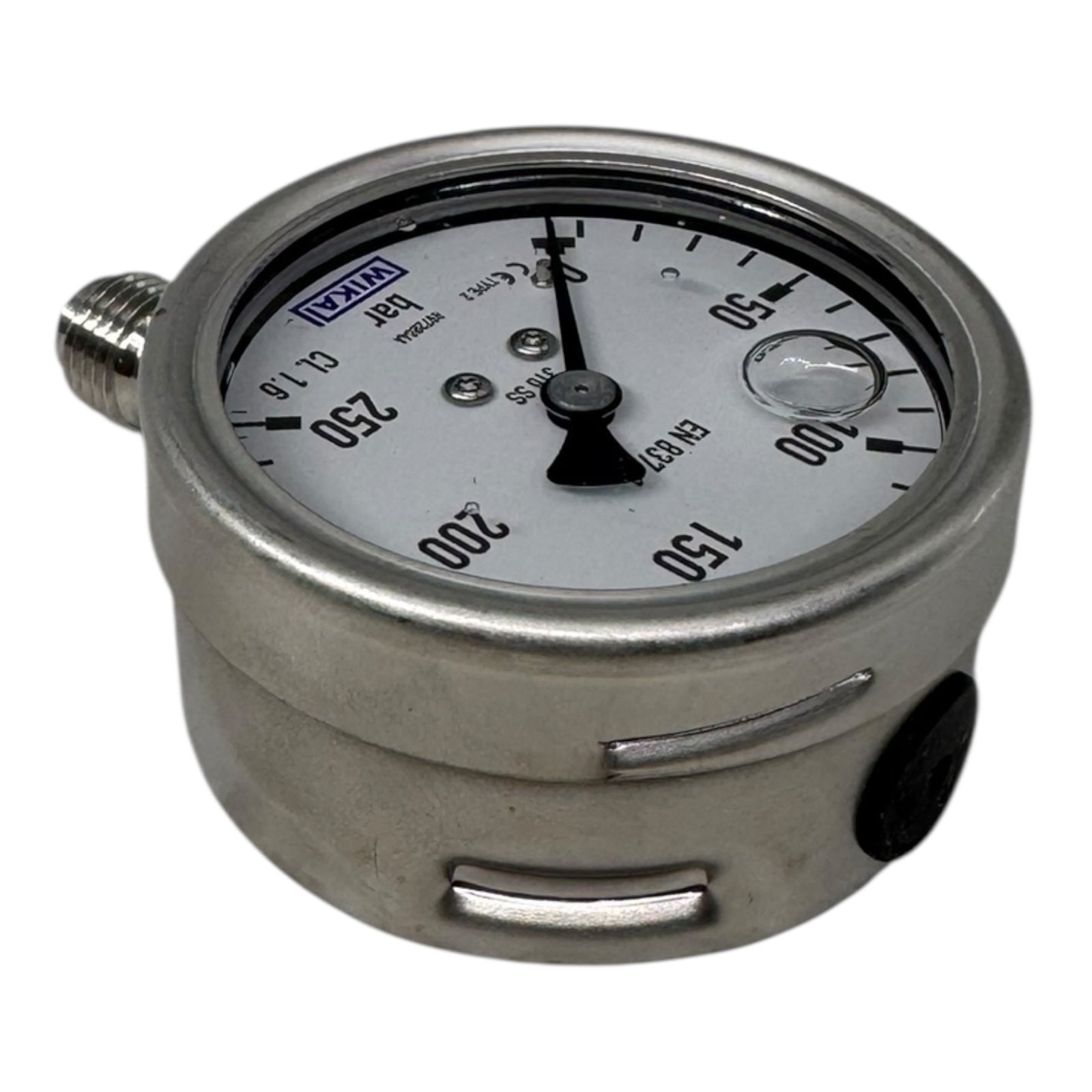 WIKA 233.50.063 Manometer 250bar G1/4B unten Edelstahl 316 Rohrfeder