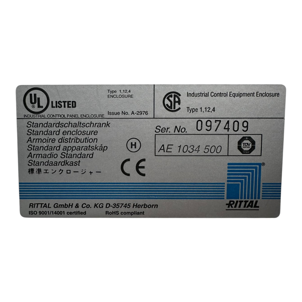 Rittal AE1034500 Standardschaltschrank  Metall Steuergehäuse 097409