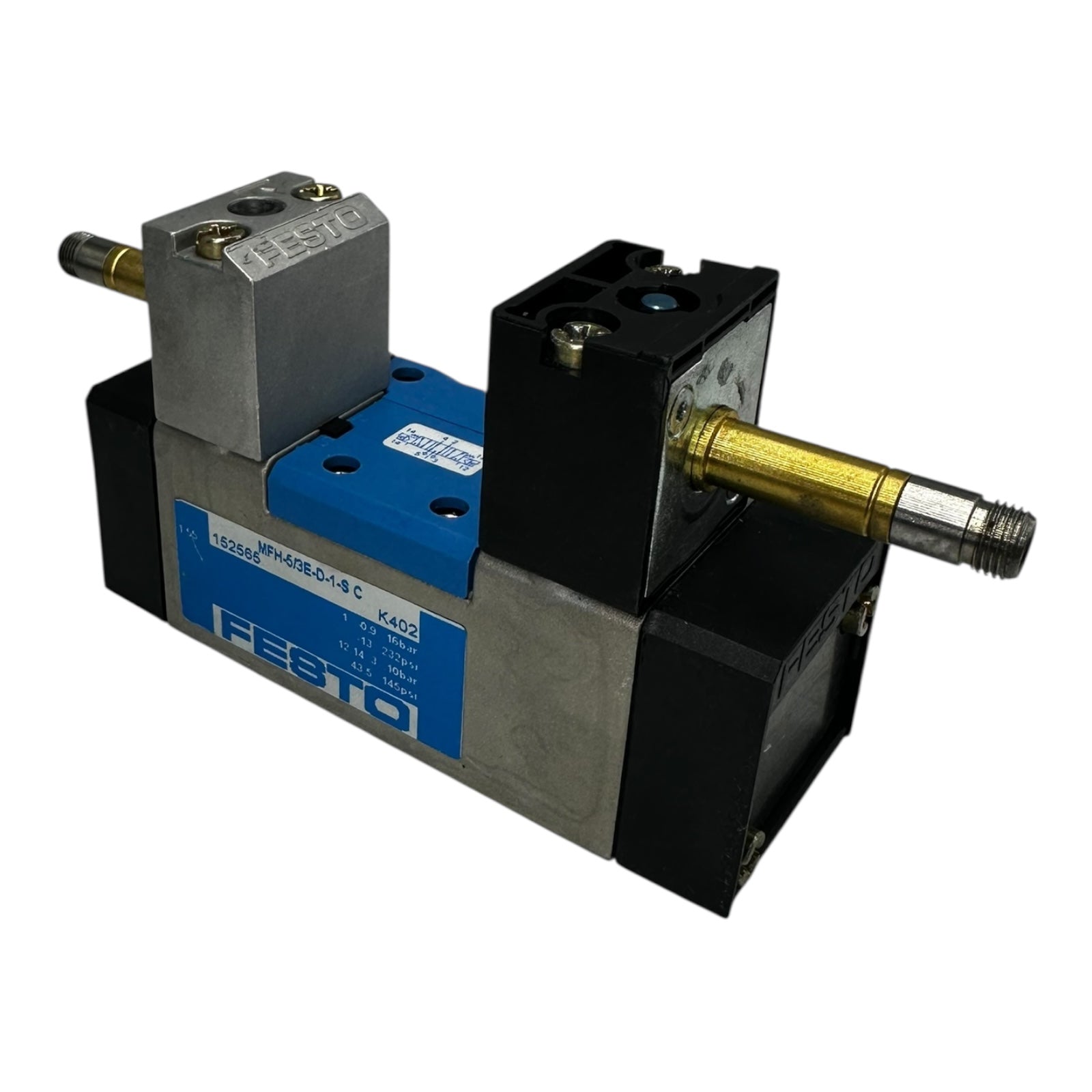 Festo MFH-5/3E-D-1-S C Magnetventil 5/3 Wegeventil 152565 0,9–16bar Pneumatik