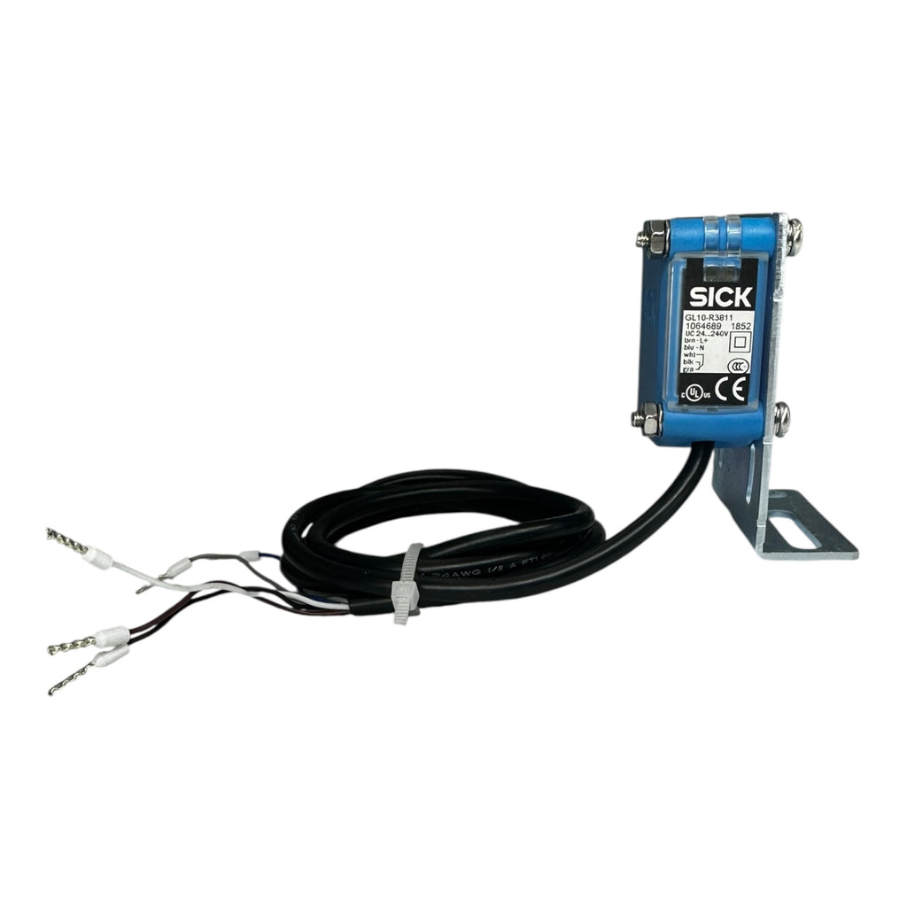 SICK 1064689 GL10-R3811 Lichttaster Sensor UC 24-240V mit Halterung