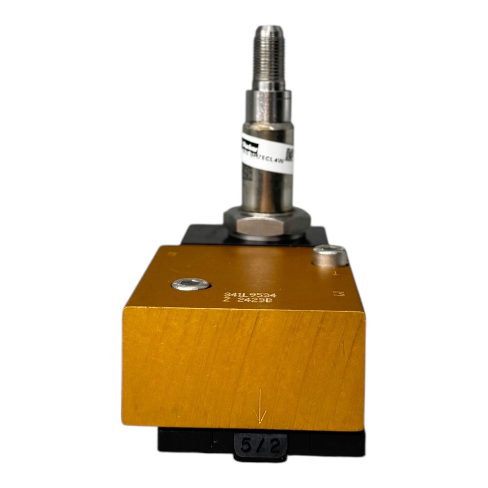 Parker Pneumatikventil 341L9534 5/2-Wege Magnetventil G1/4 Messingblock