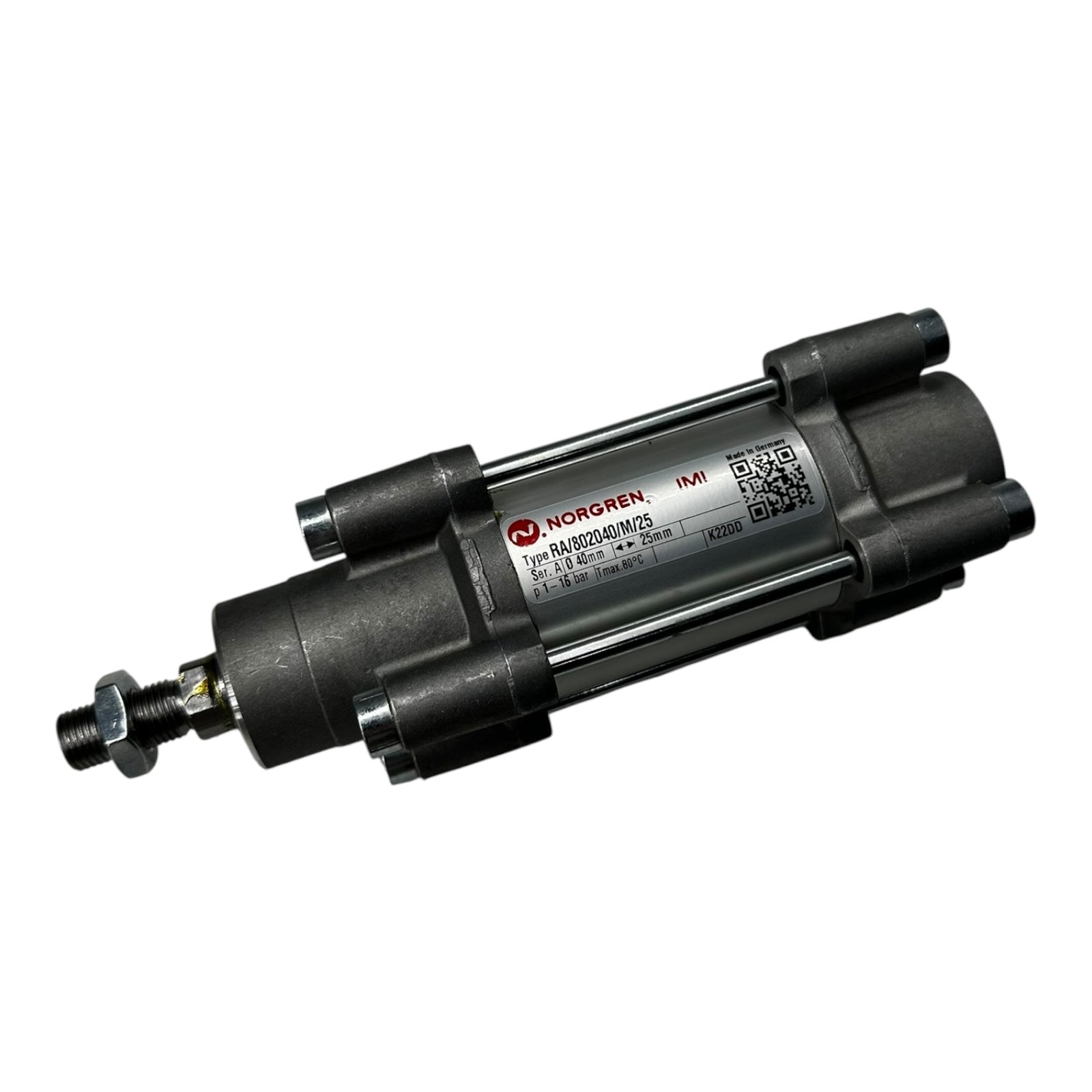 Norgren RA/802040/M/25 Pneumatikzylinder Ø40mm Hub 25mm 1–16bar