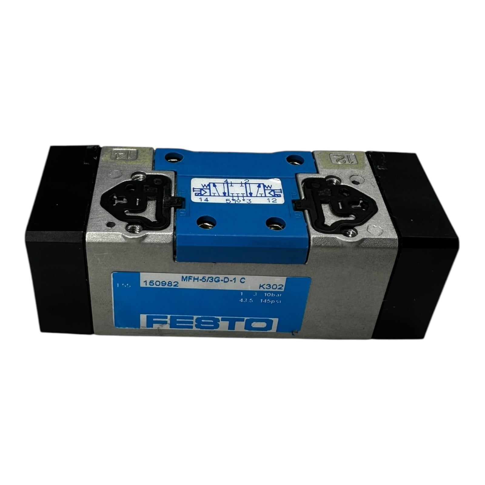 Festo MFH-5/3G-D-1-C Magnetventil 150982 5/3-Wege Pneumatikventil 3–10bar