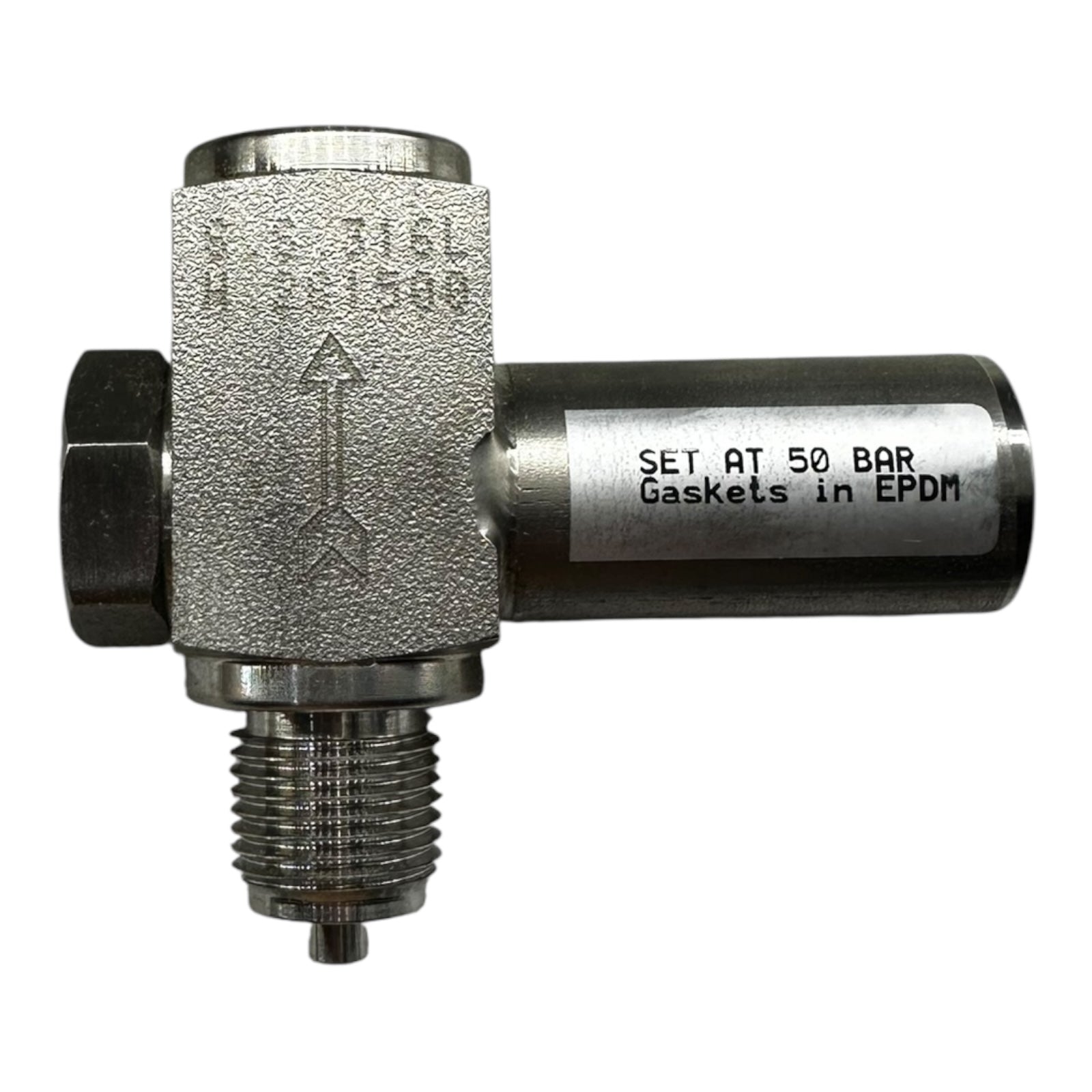 Sicherheitsventil Edelstahl 316L Überdruckventil 50 bar EPDM Dichtung G1/4