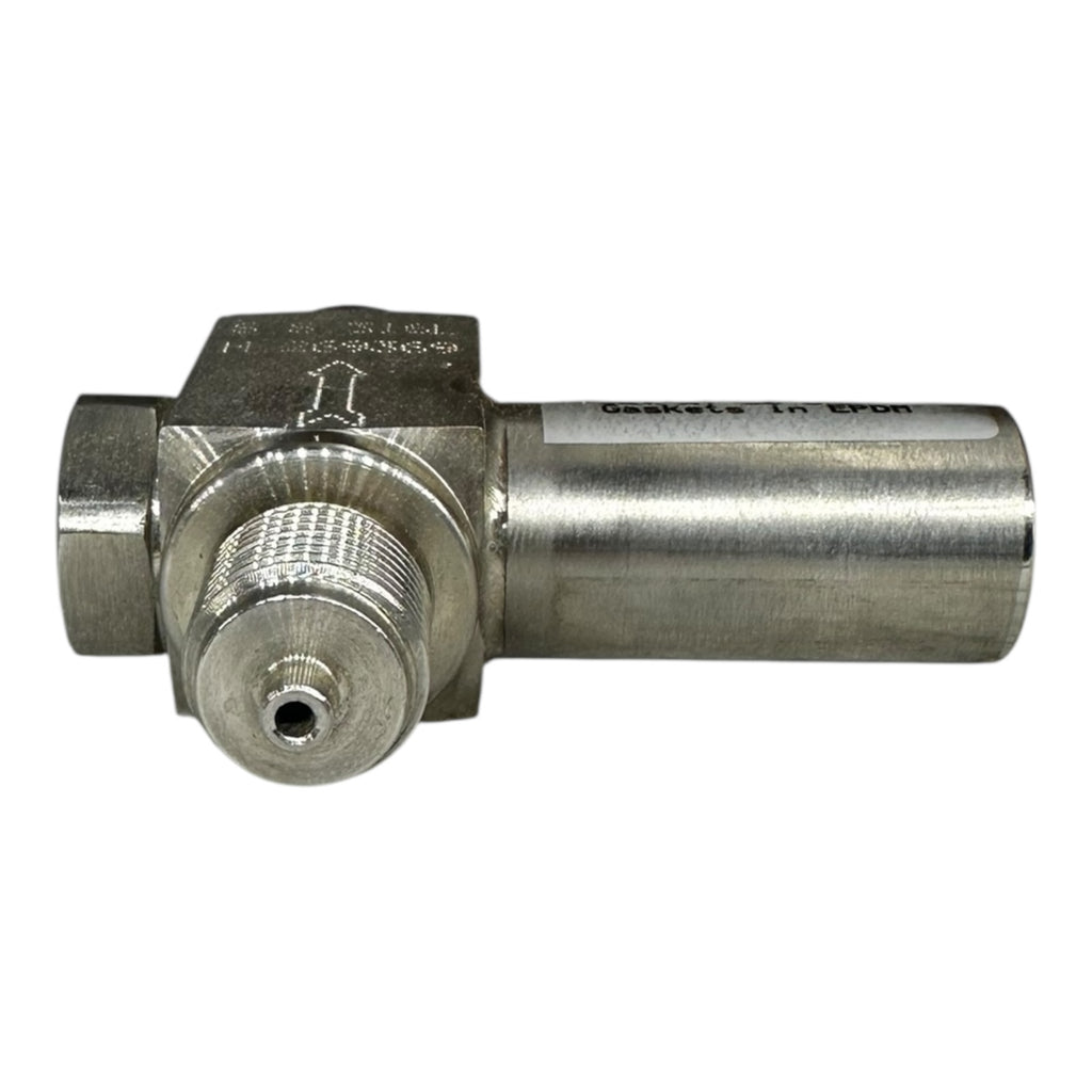 Sicherheitsventil Edelstahl 1/2” G Set 50 bar EPDM Dichtung Überdruckventil Neu