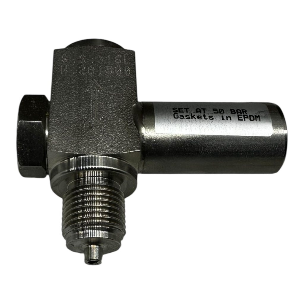 Sicherheitsventil 1/2” Edelstahl 316L Set 50 bar EPDM Dichtung Überdruckventil