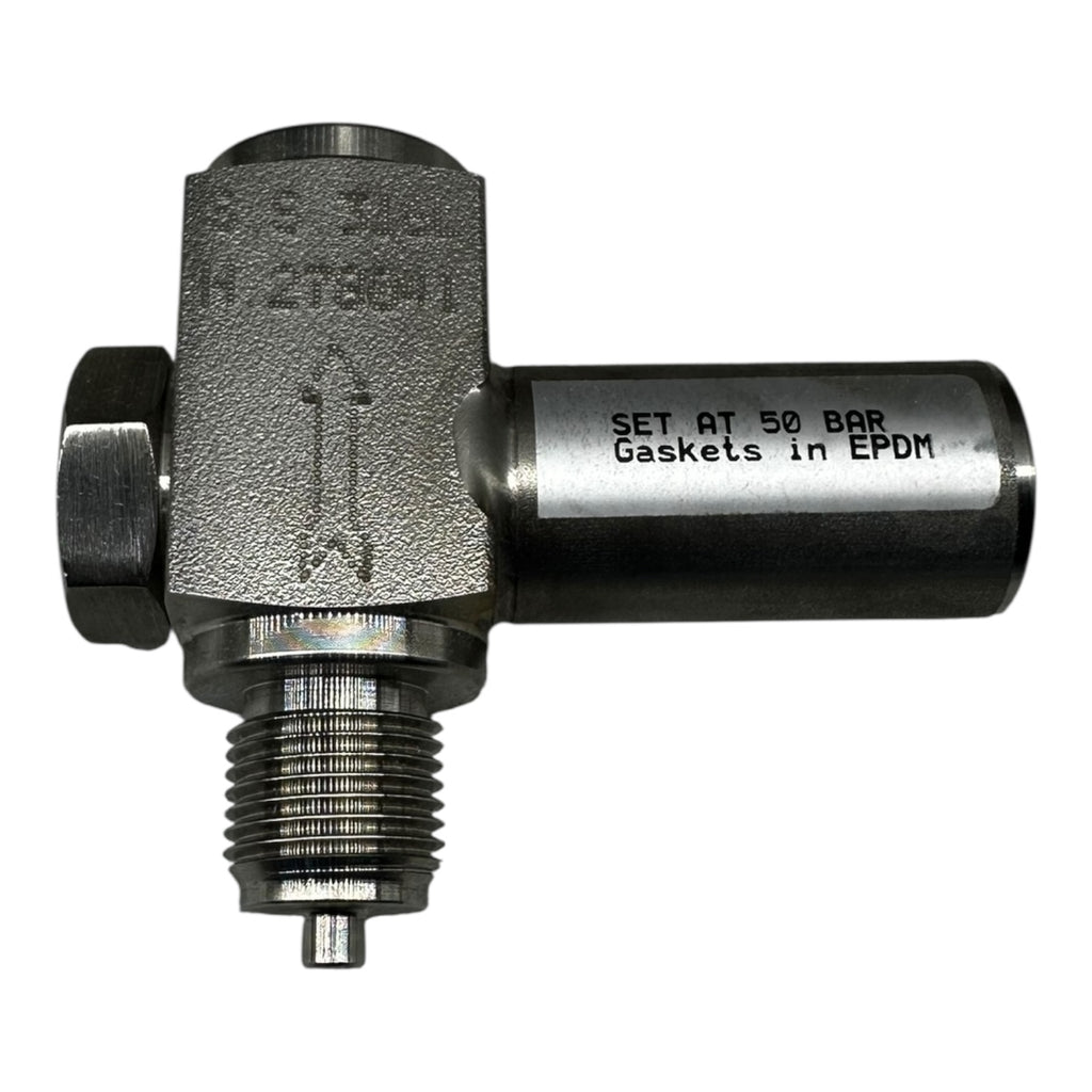Sicherheitsventil Edelstahl 316L G1/2 Außengewinde Set 50 bar EPDM Dichtung Neu