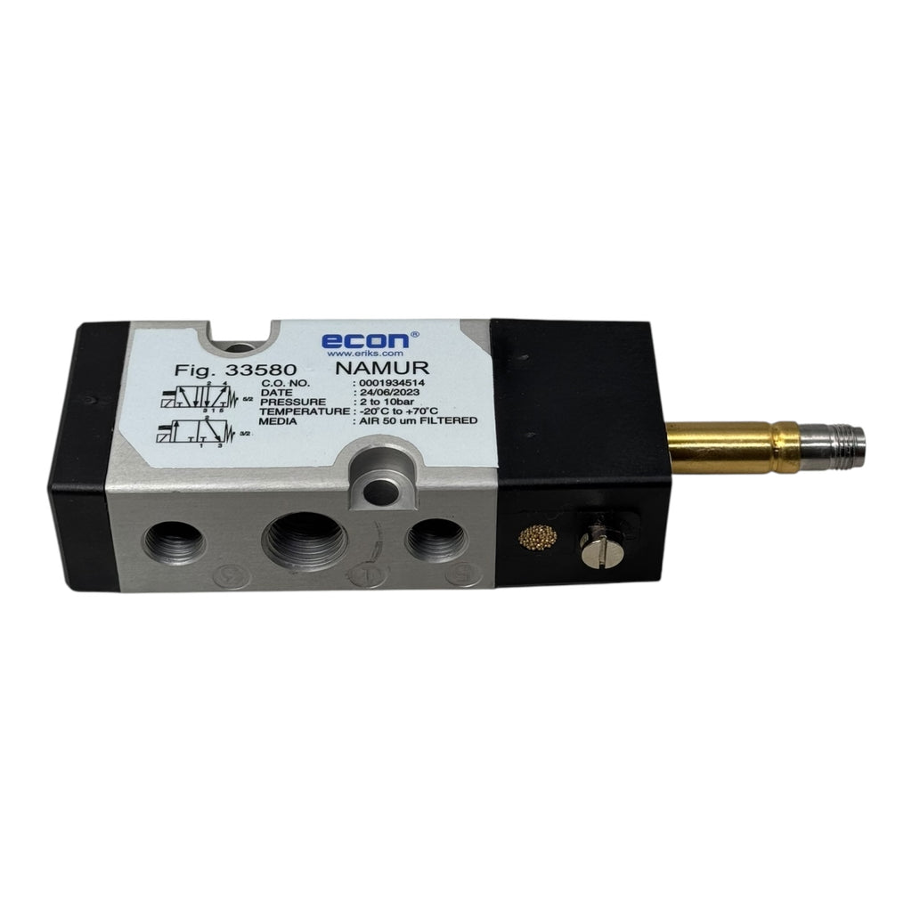 Econ Magnetventil 33580 Namur 3/2 5/2 Wege 24V DC 2,5W Pneumatikventil IP65