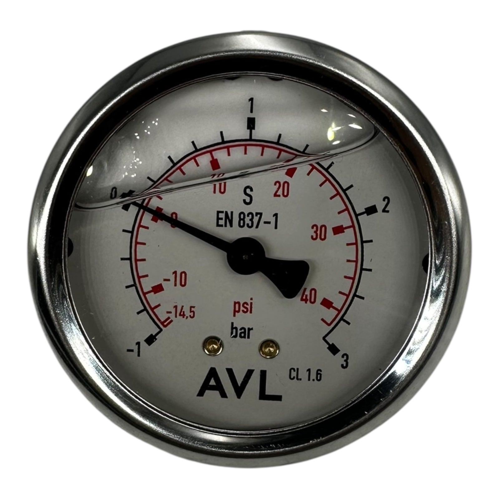 AVL Manometer 213.53.063 -1/+3 bar Vakuum Druckmesser EN837-1 Ø63mm neu