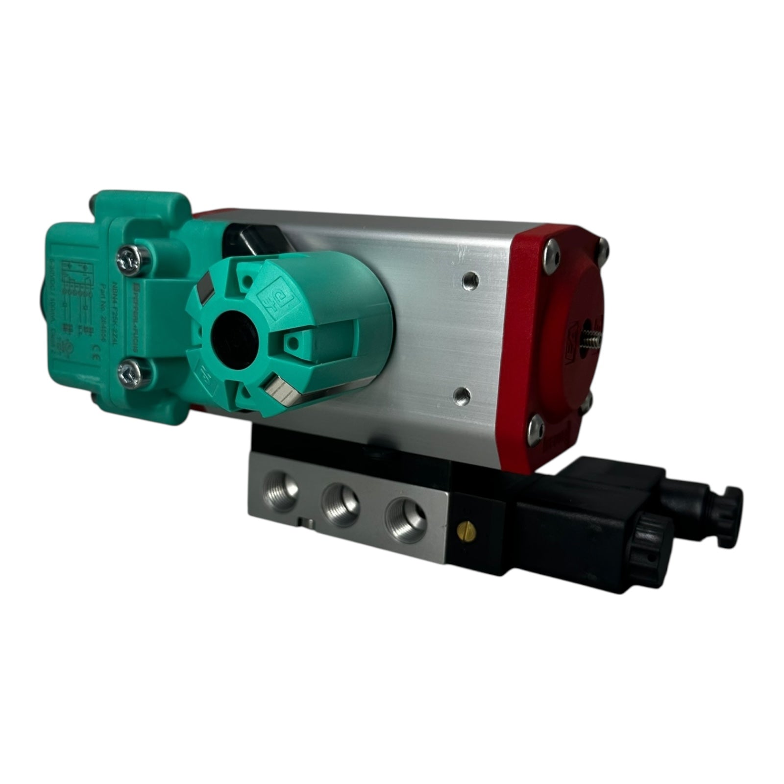 END Kugelhahn DN15 PN40 mit Pneumatik Antrieb RX Ventil P+F Sensor NEU